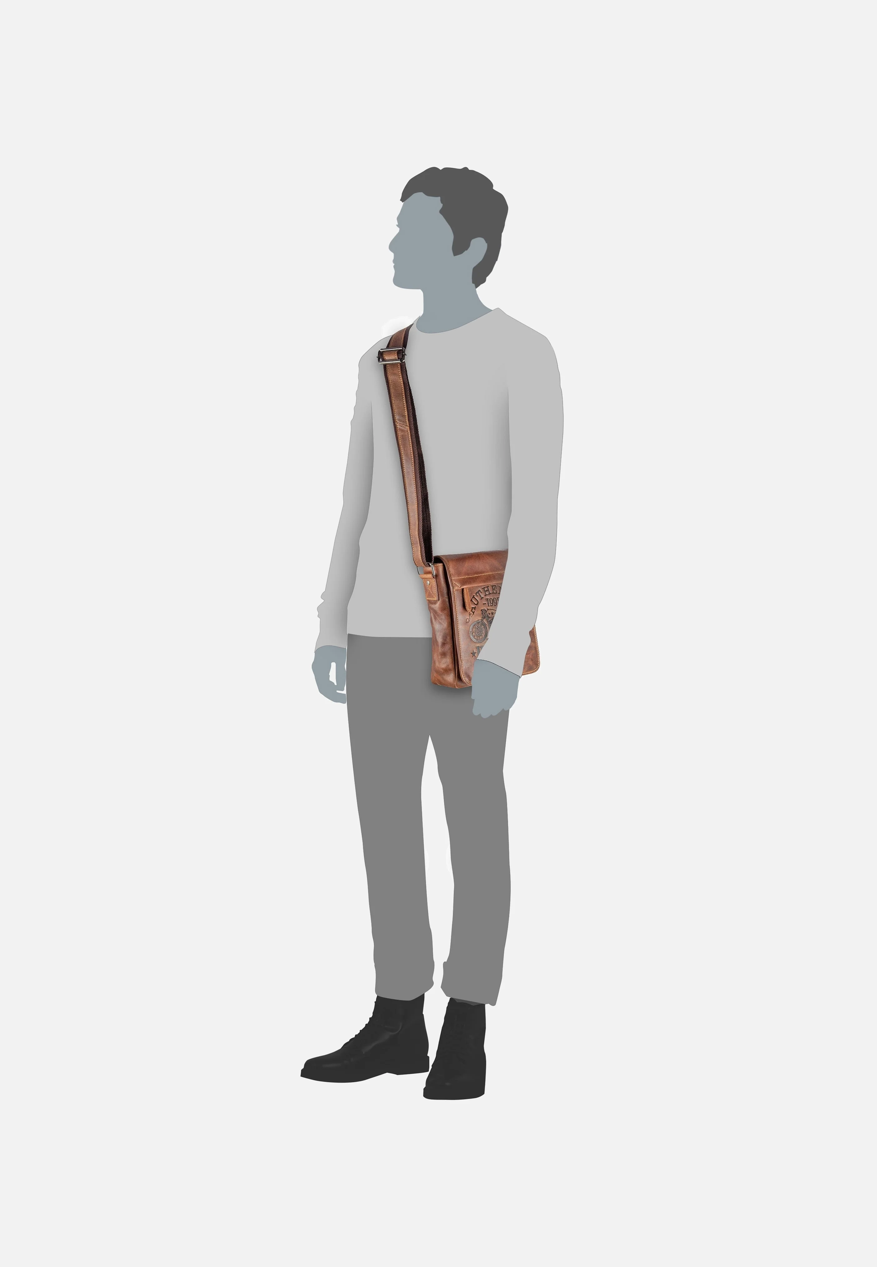 Cafe Racer 0830 Antikbraun - Crossbody Bag - Image 6