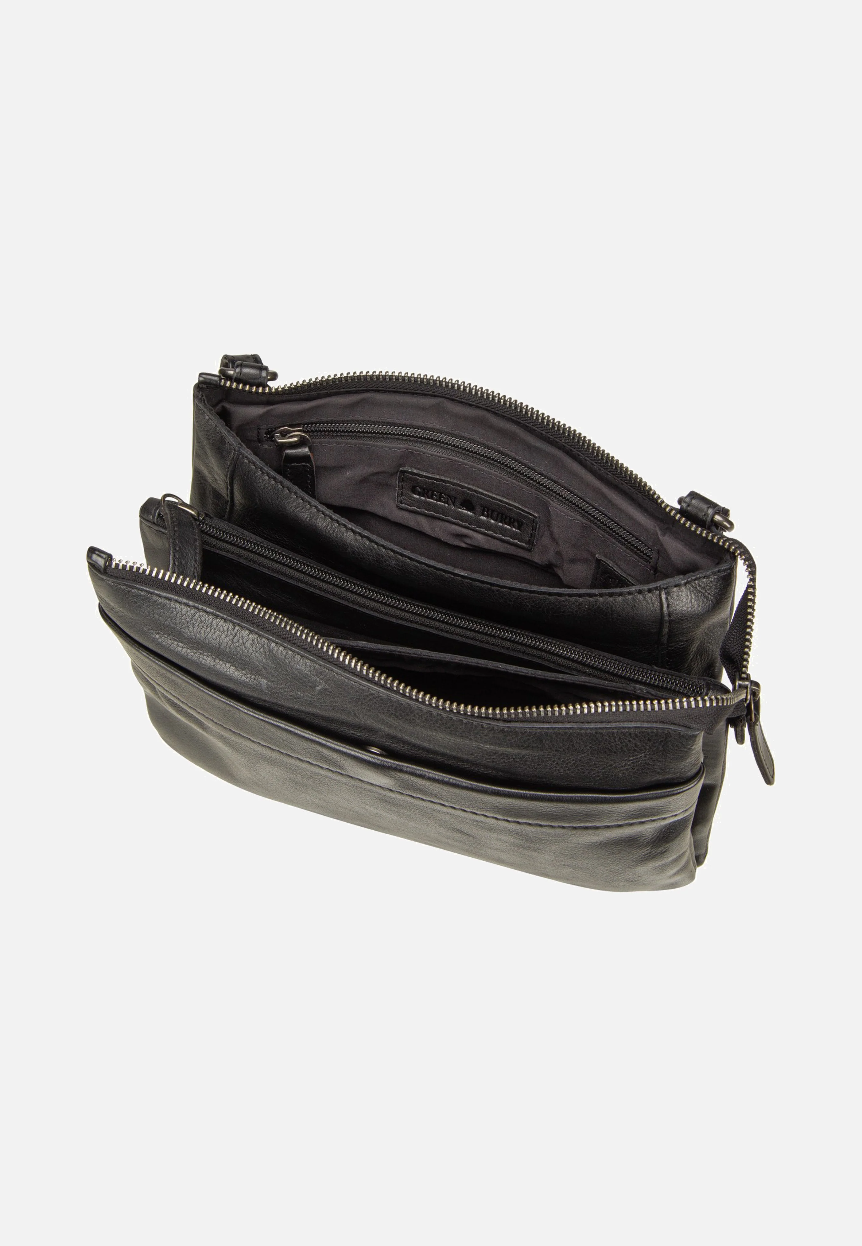 Colombiana Rv 3 Zip Medium Black - Crossbody Bag - Image 4