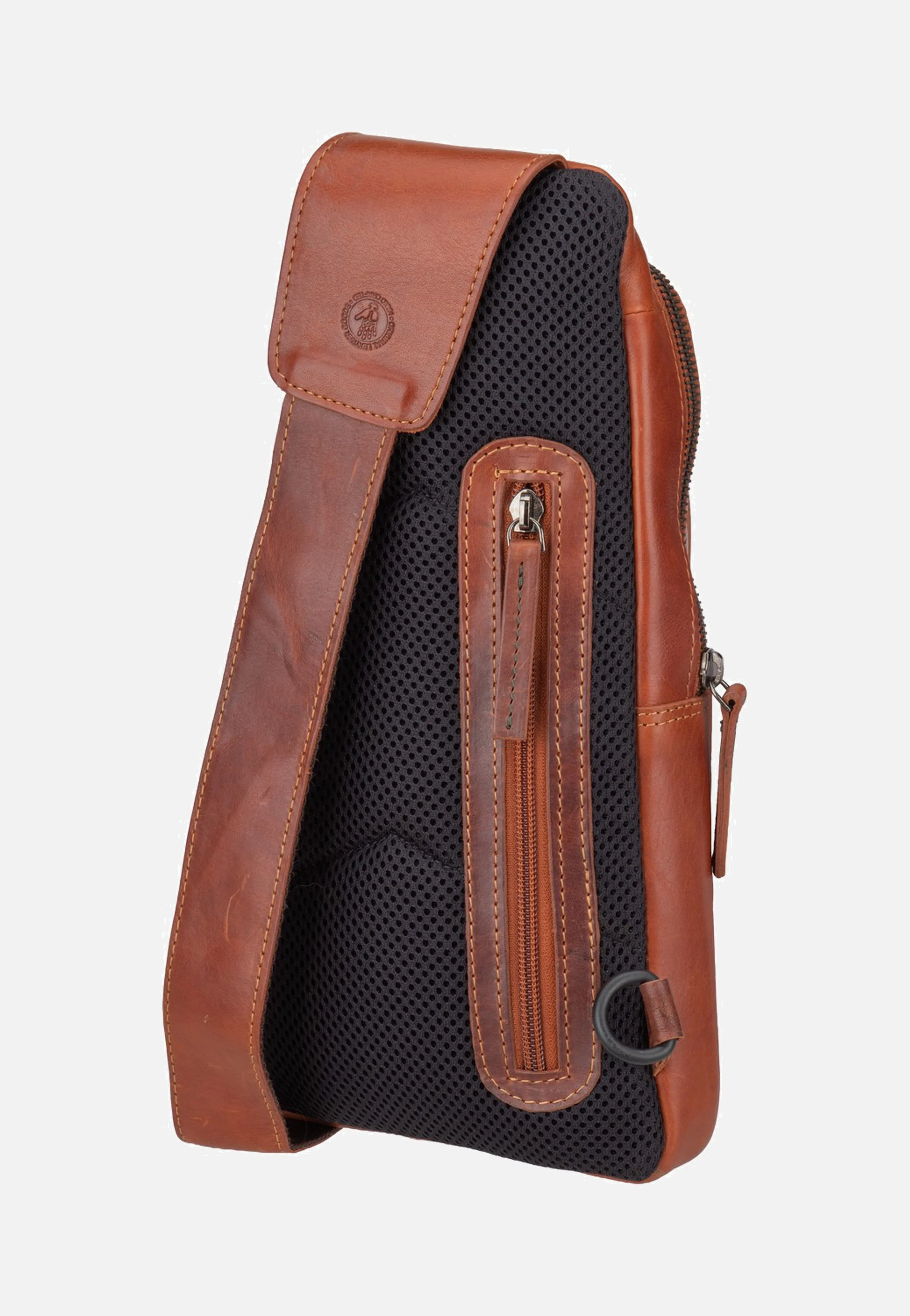 Newport Crossover-Bag Caramel - Crossbody Bag - Image 4