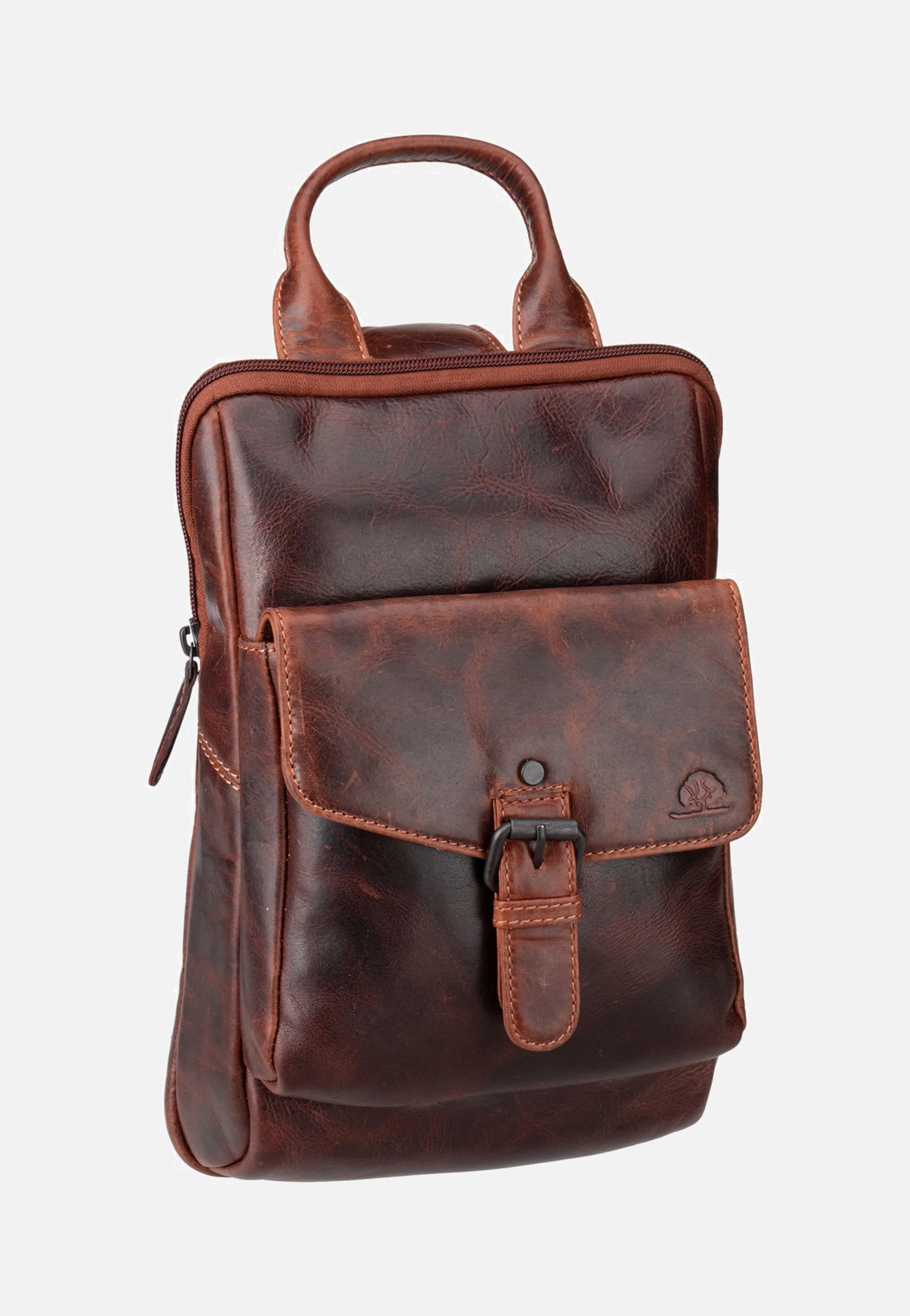 Rugged Body-Crossover Bag I Teak Brown - Crossbody Bag