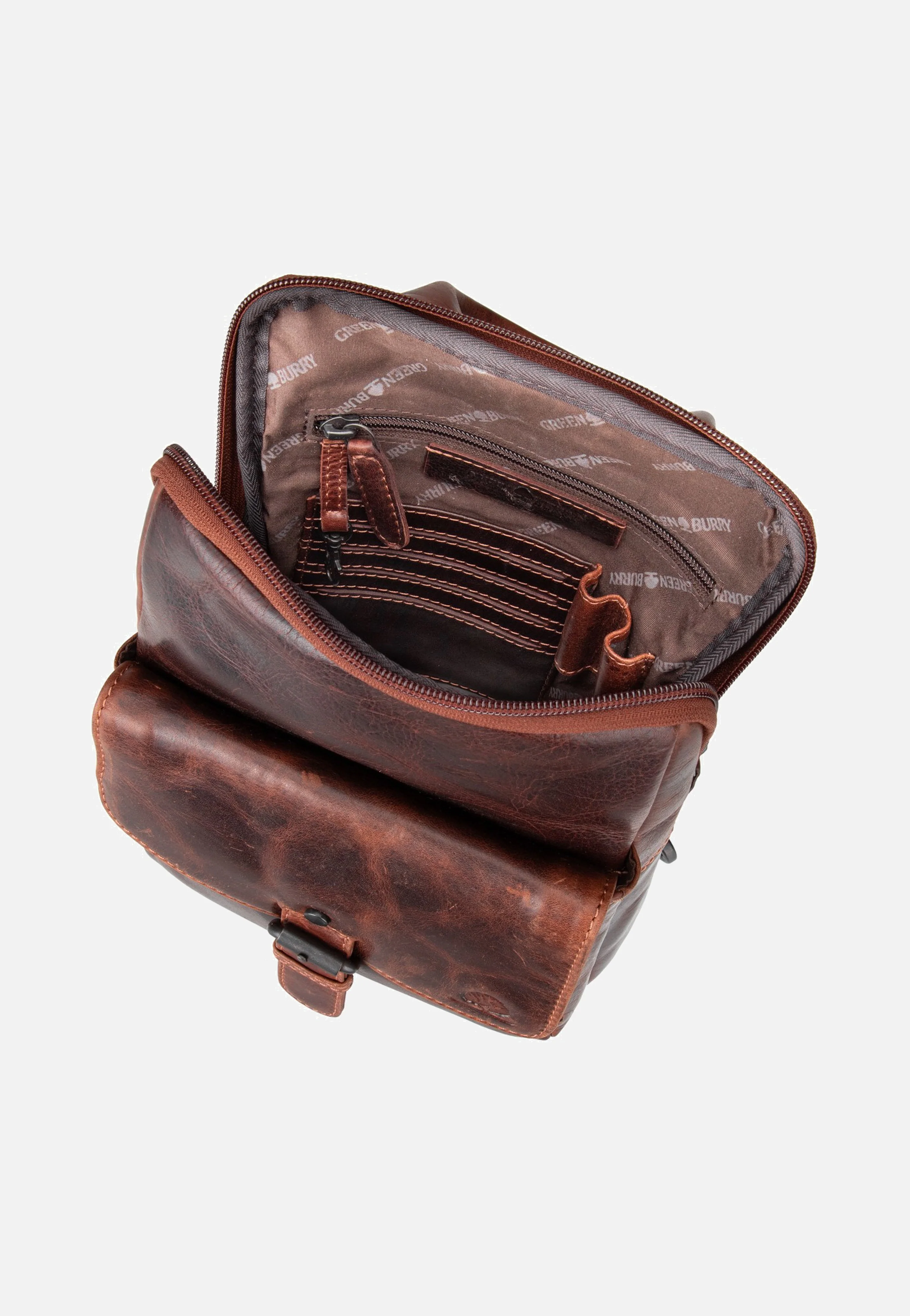 Rugged Body-Crossover Bag I Teak Brown - Crossbody Bag - Image 5