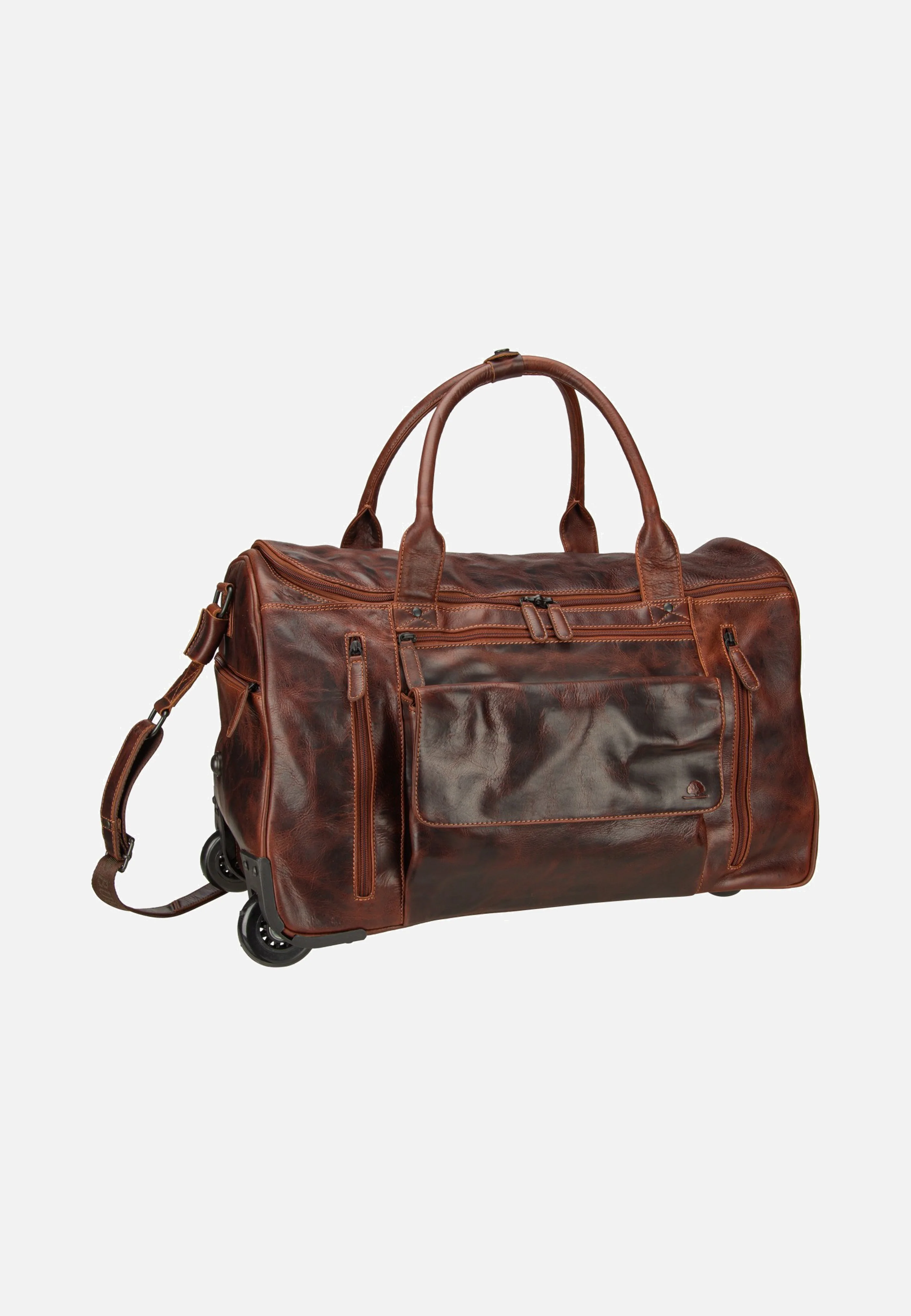Rugged Trolley Traveller Teak Brown - Travel Bag