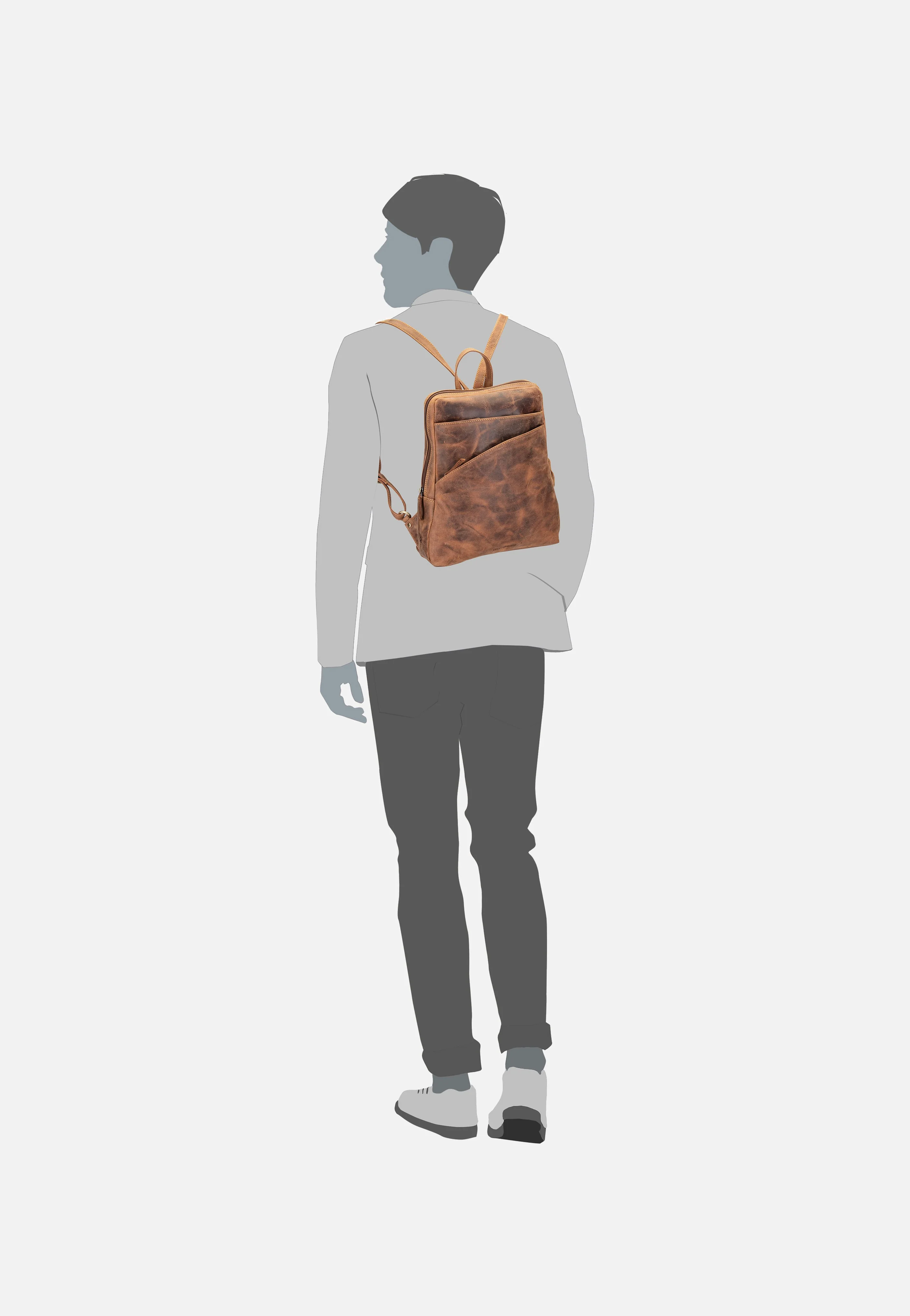 Vintage 1536 Sattelbraun - Rucksack - Image 6