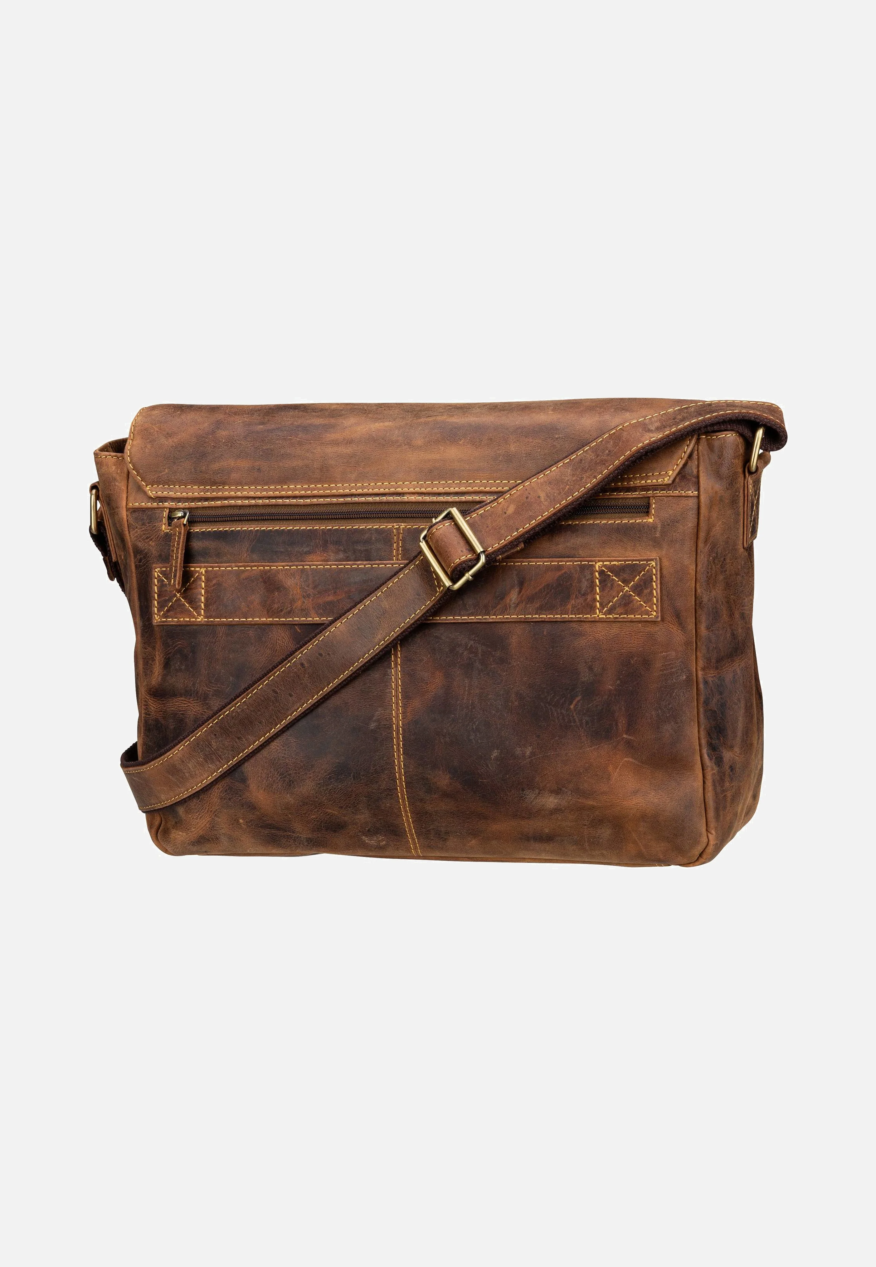 Vintage 1541 Revolver Bag XL Sattelbraun - Messenger Bag - Image 2