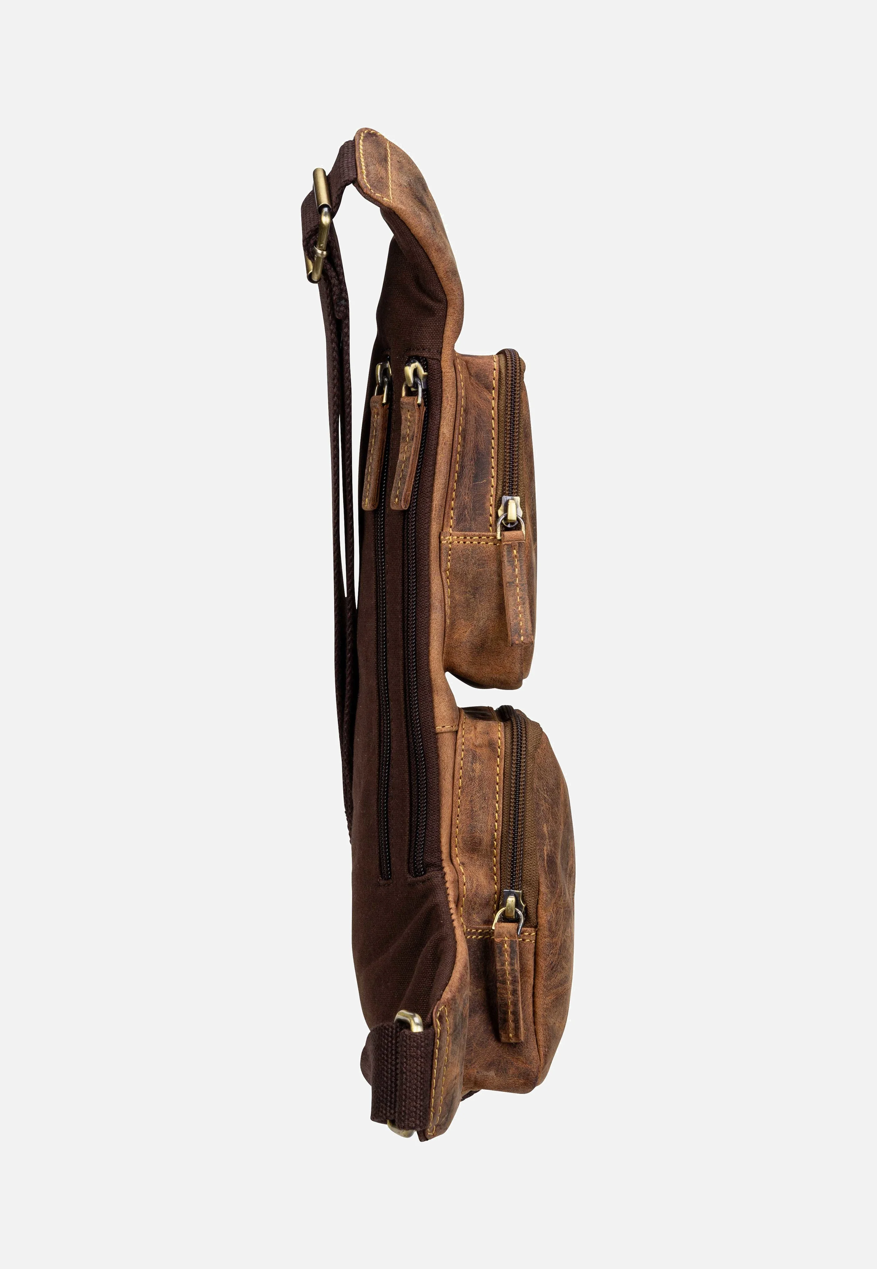 Vintage 1543 Bodybag Sattelbraun - Sling Bag - Image 5