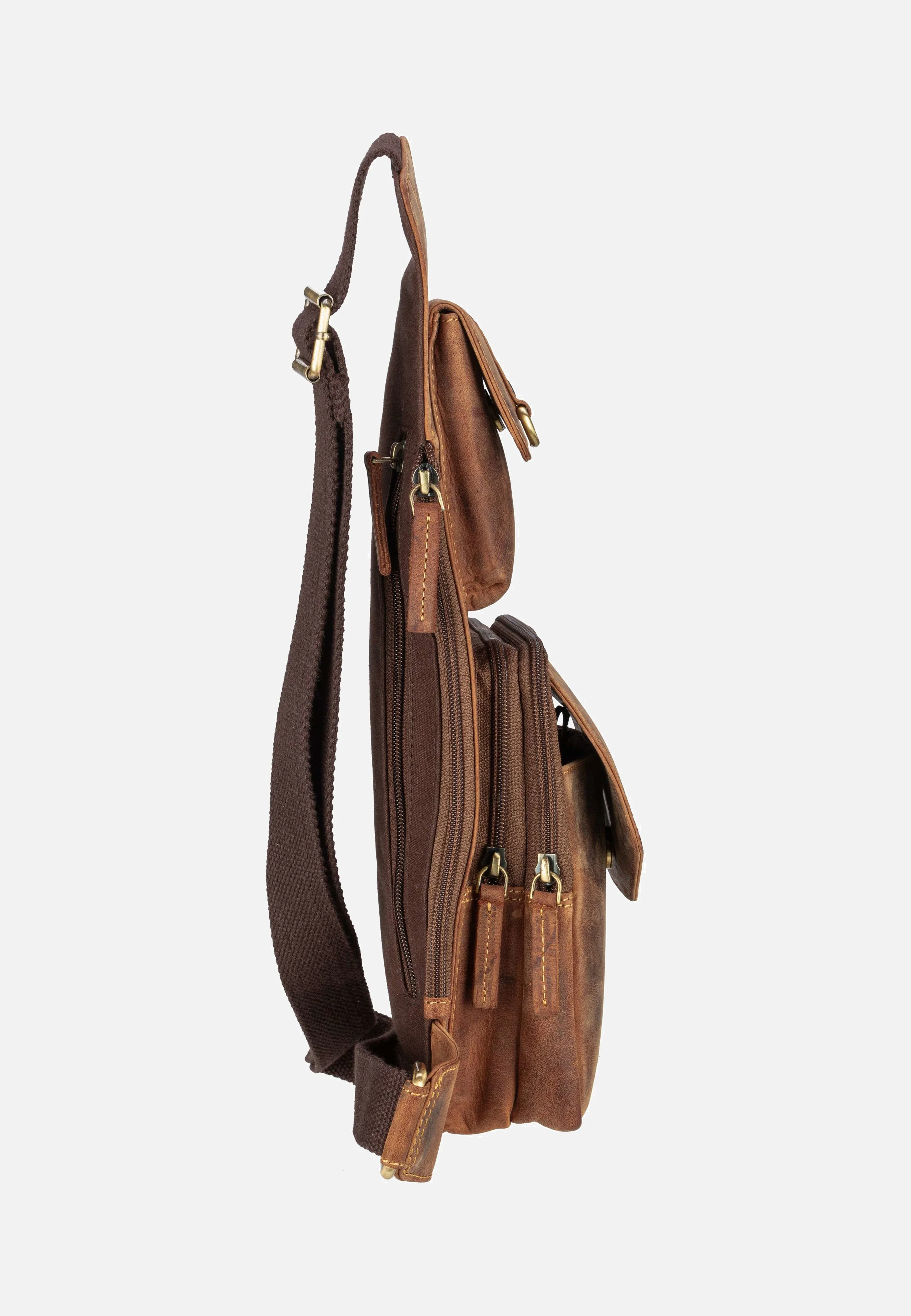 Vintage 1559 Bodybag Sattelbraun - Sling Bag - Image 6