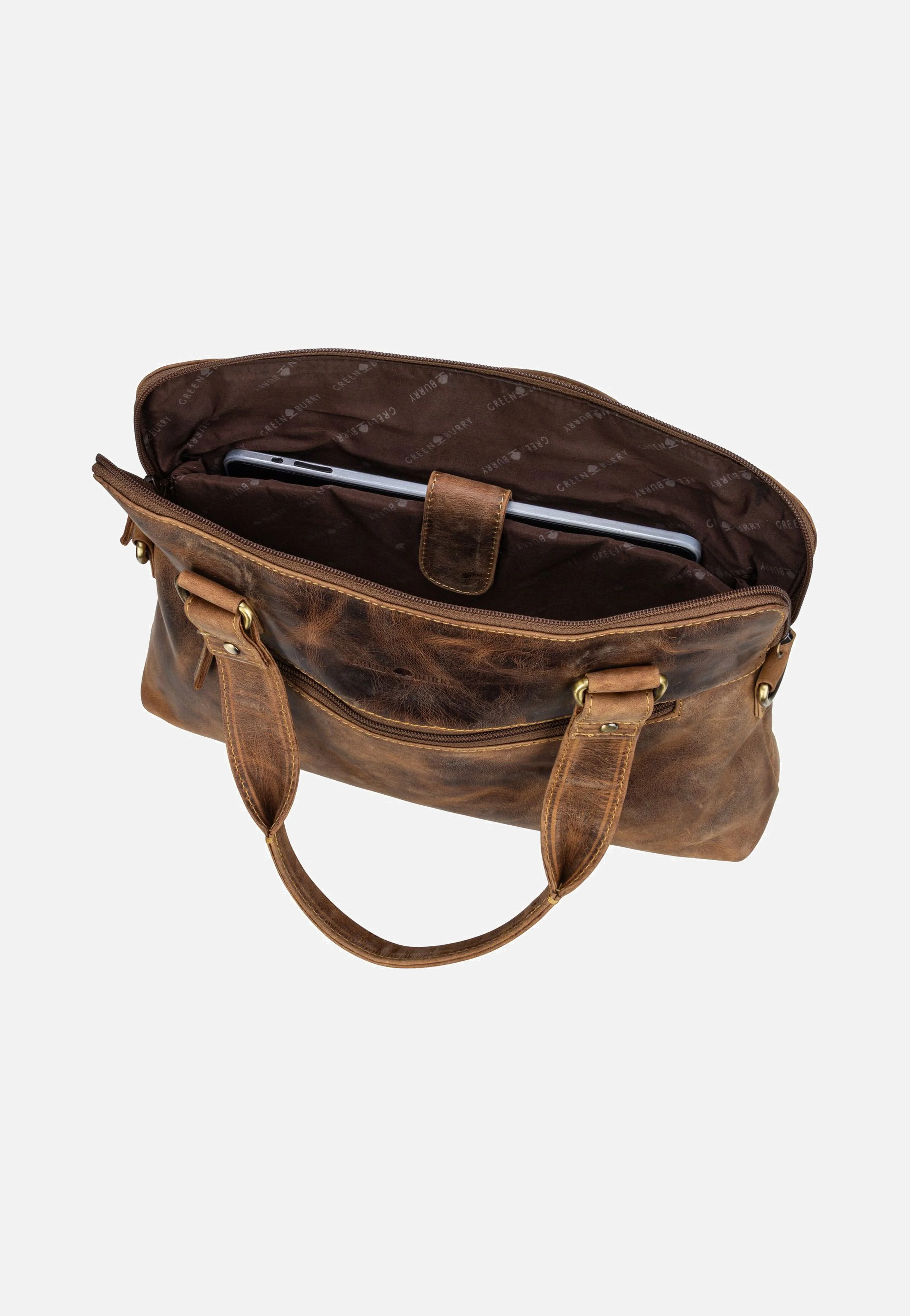 Vintage 1629 S Sattelbraun - Shopper - Image 4