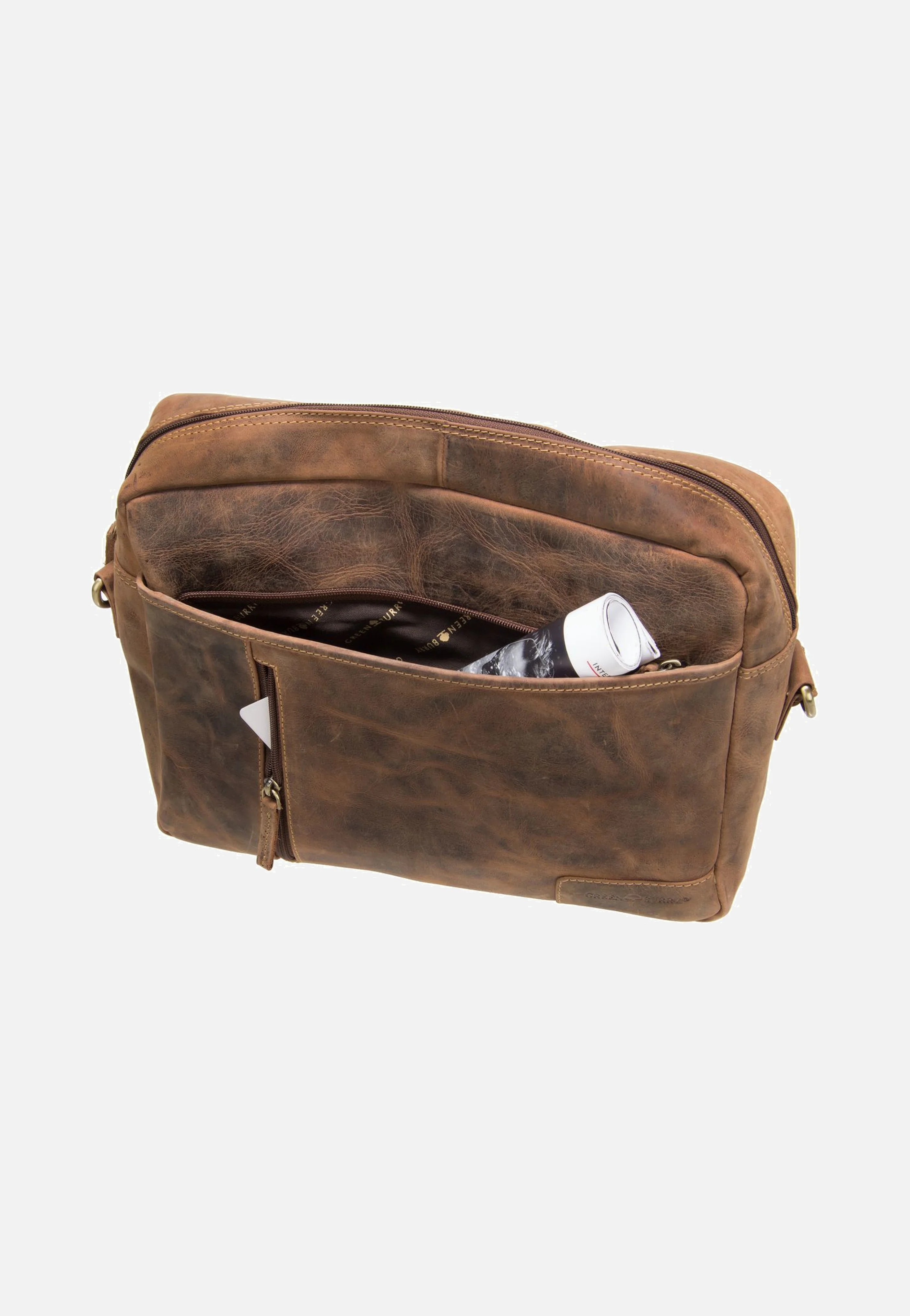 Vintage 1653 Reporter Bag Sattelbraun - Crossbody Bag - Image 4
