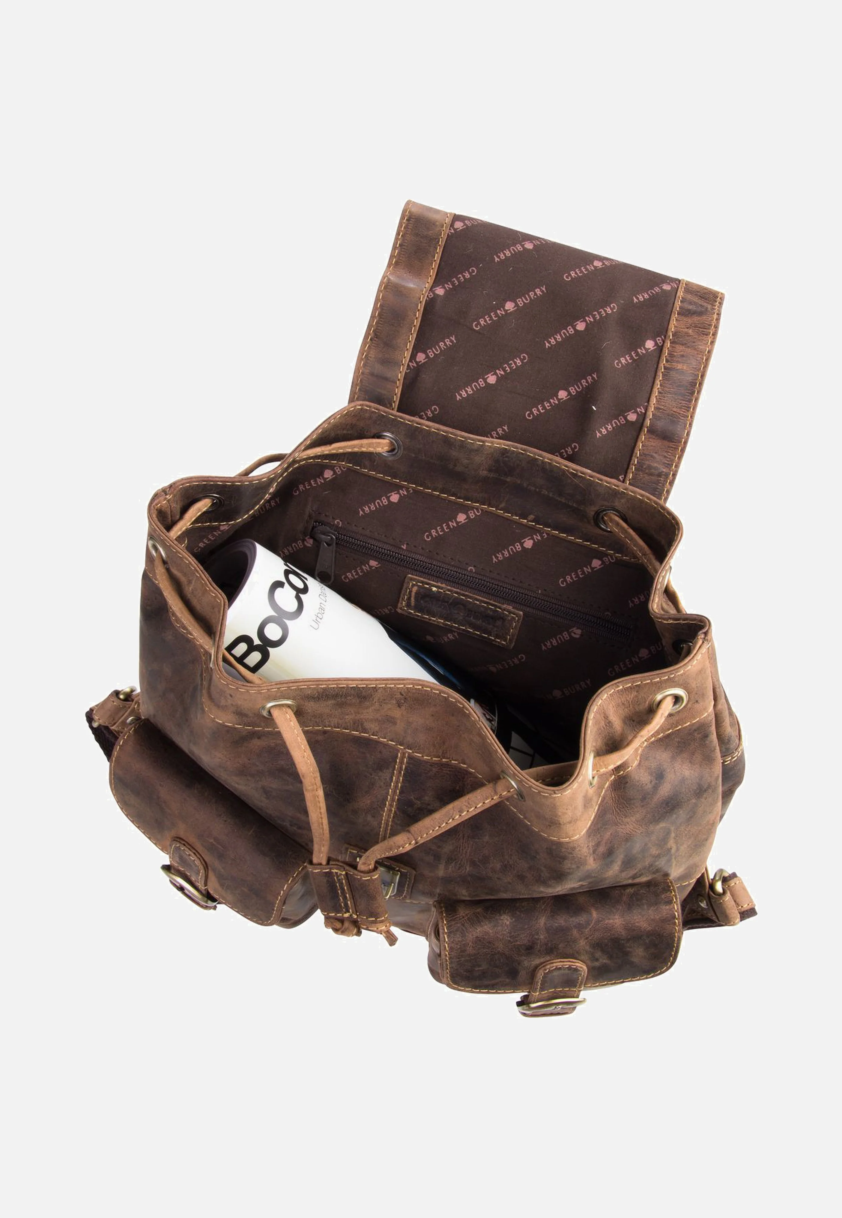 Vintage 1711M medium Sattelbraun - Rucksack - Image 3