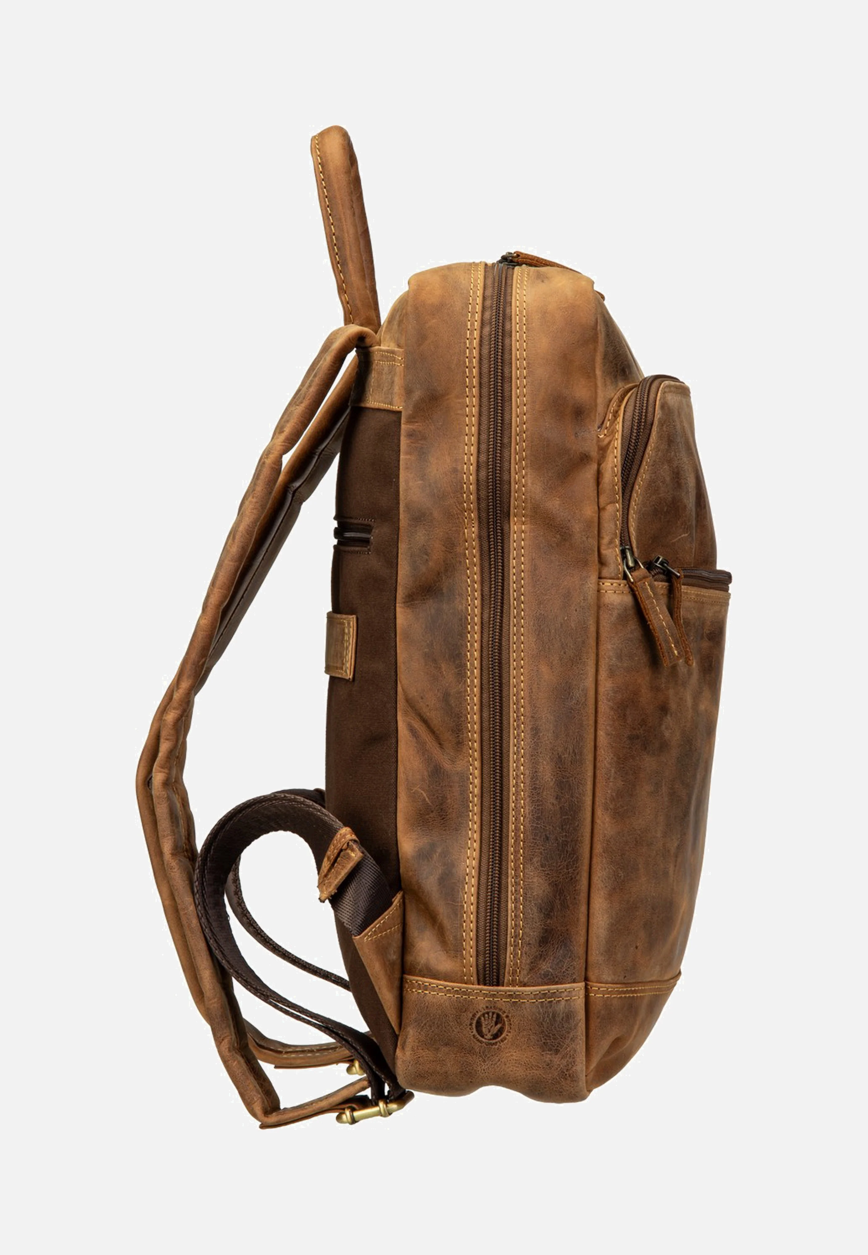 Vintage Business Project 2 Sattelbraun - Rucksack - Image 4
