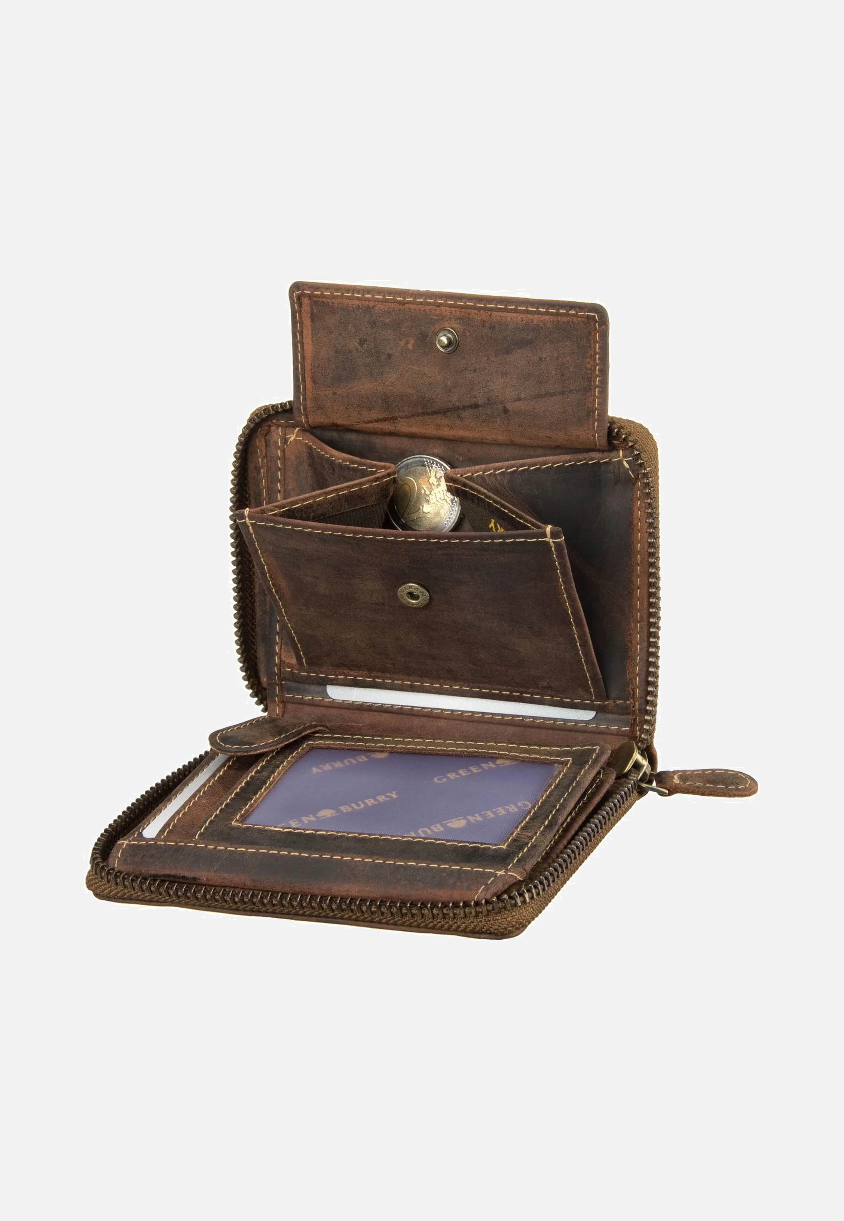 Vintage Sattelbraun - Portemonnaie - Image 5