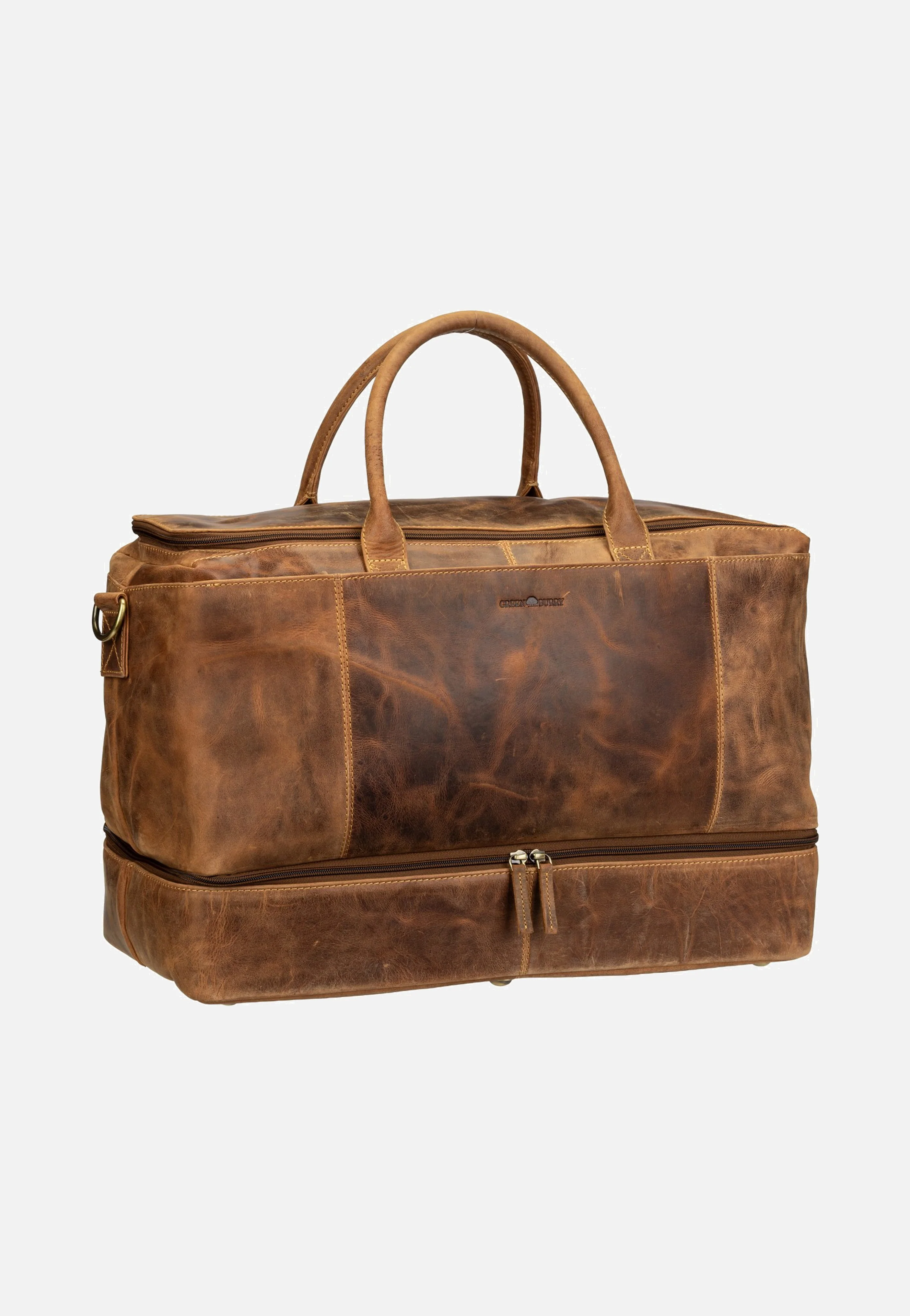 Vintage Traveller Leder Sattelbraun - Weekender