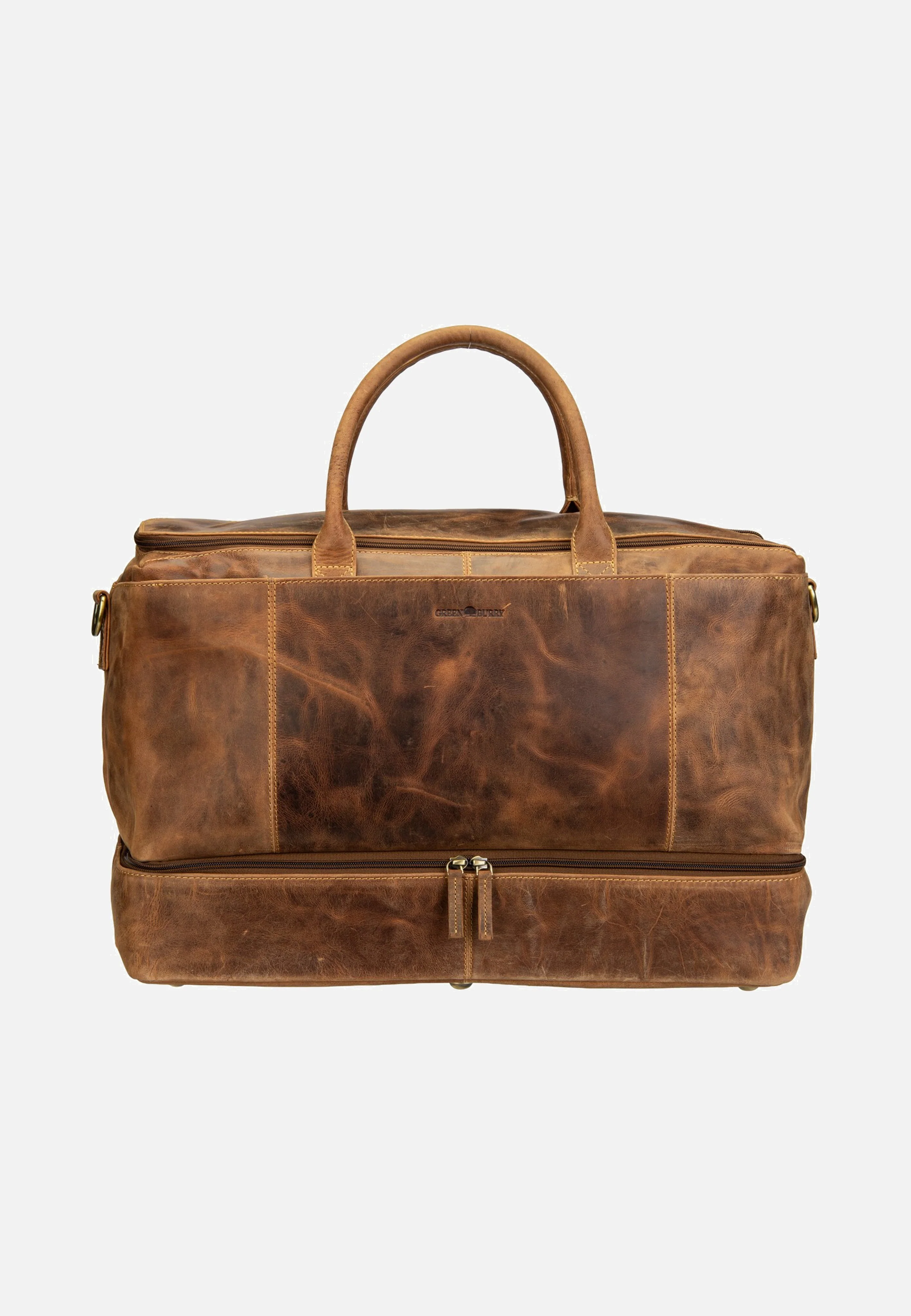 Vintage Traveller Leder Sattelbraun - Weekender - Image 2