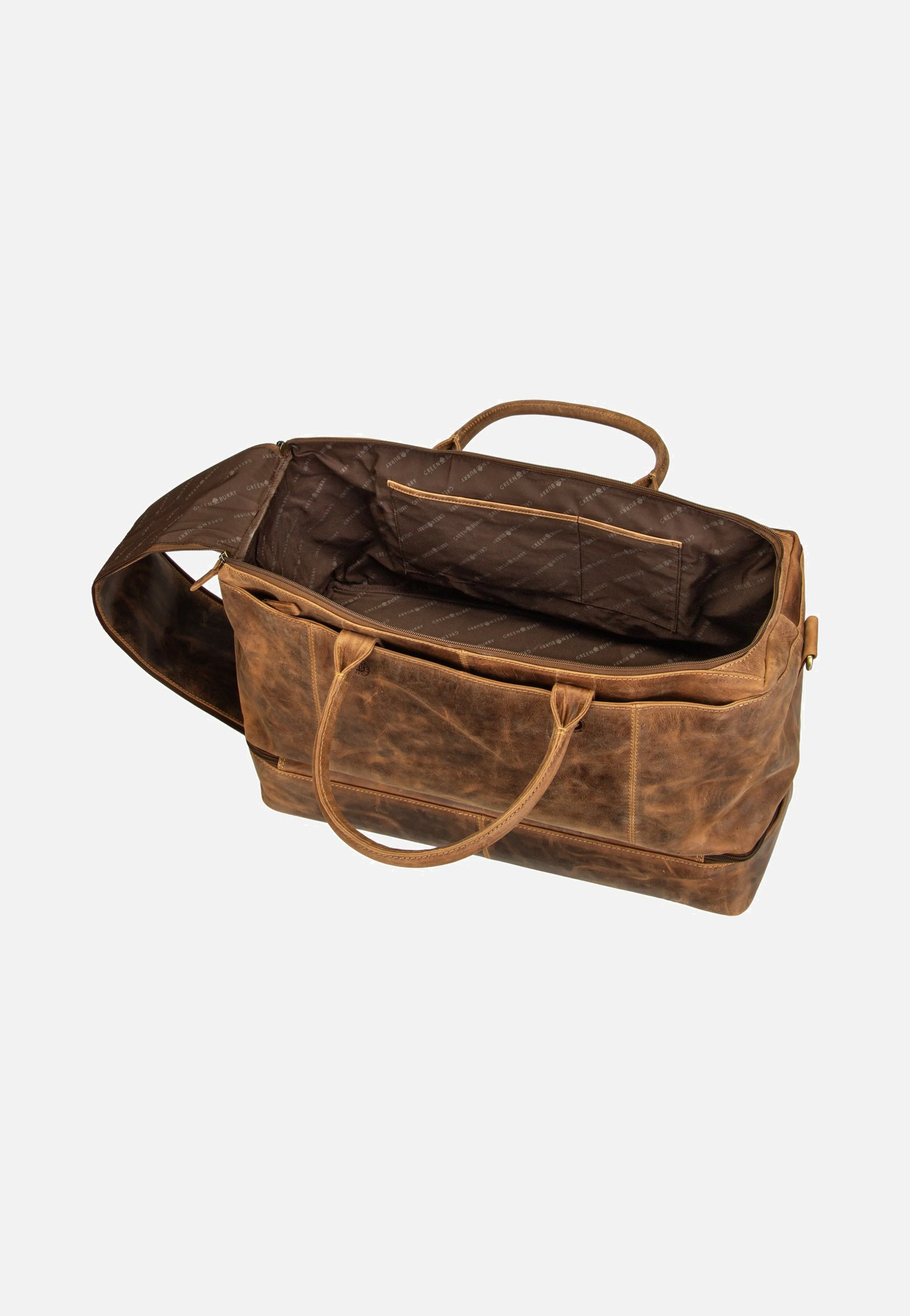 Vintage Traveller Leder Sattelbraun - Weekender - Image 6