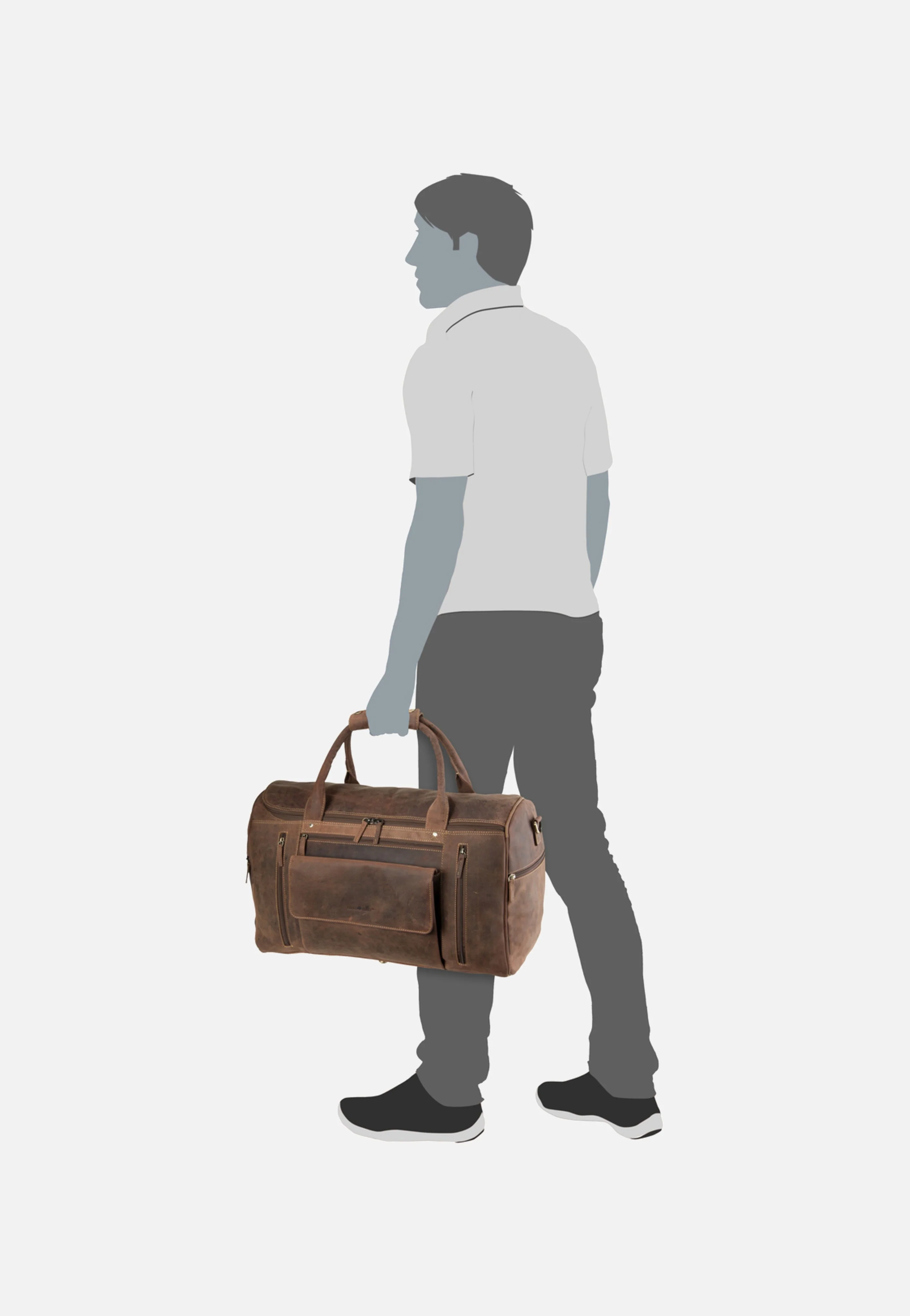 Vintage Traveller Sattelbraun - Weekender - Image 7