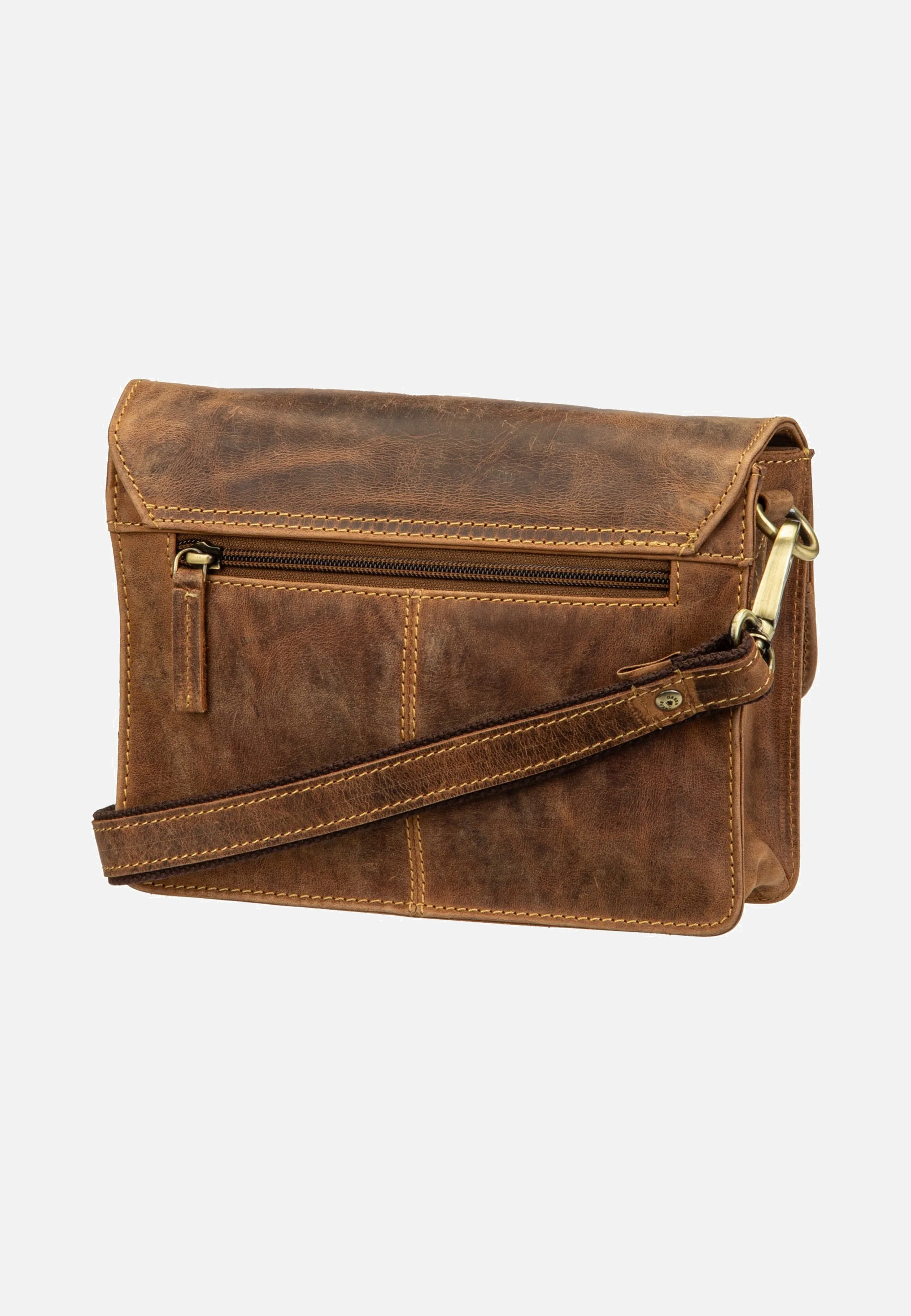 Vintage Umhängetasche 1440 Sattelbraun - Crossbody Bag - Image 3