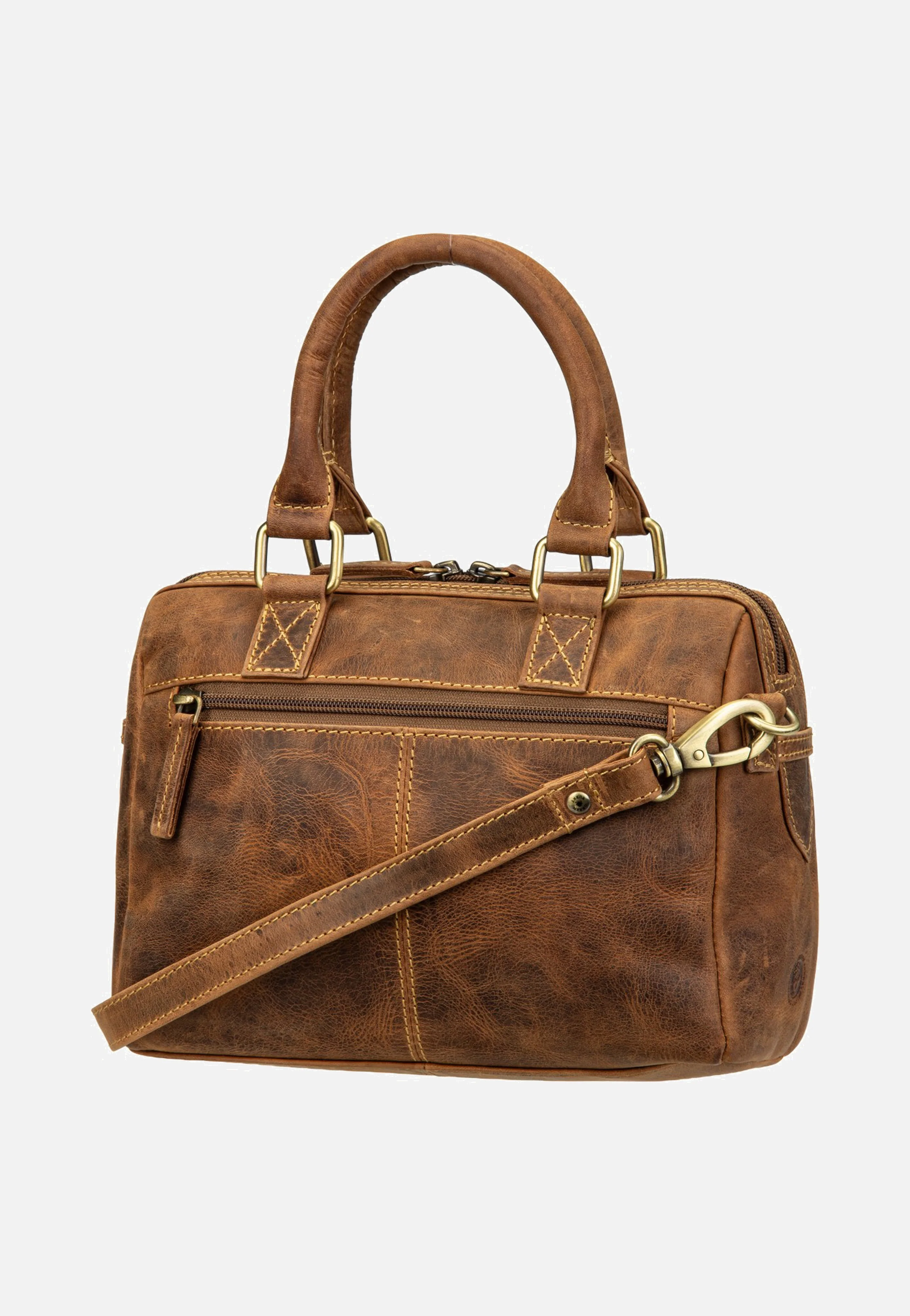 Vintage Umhängetasche 1445 Sattelbraun - Tote Bag - Image 3