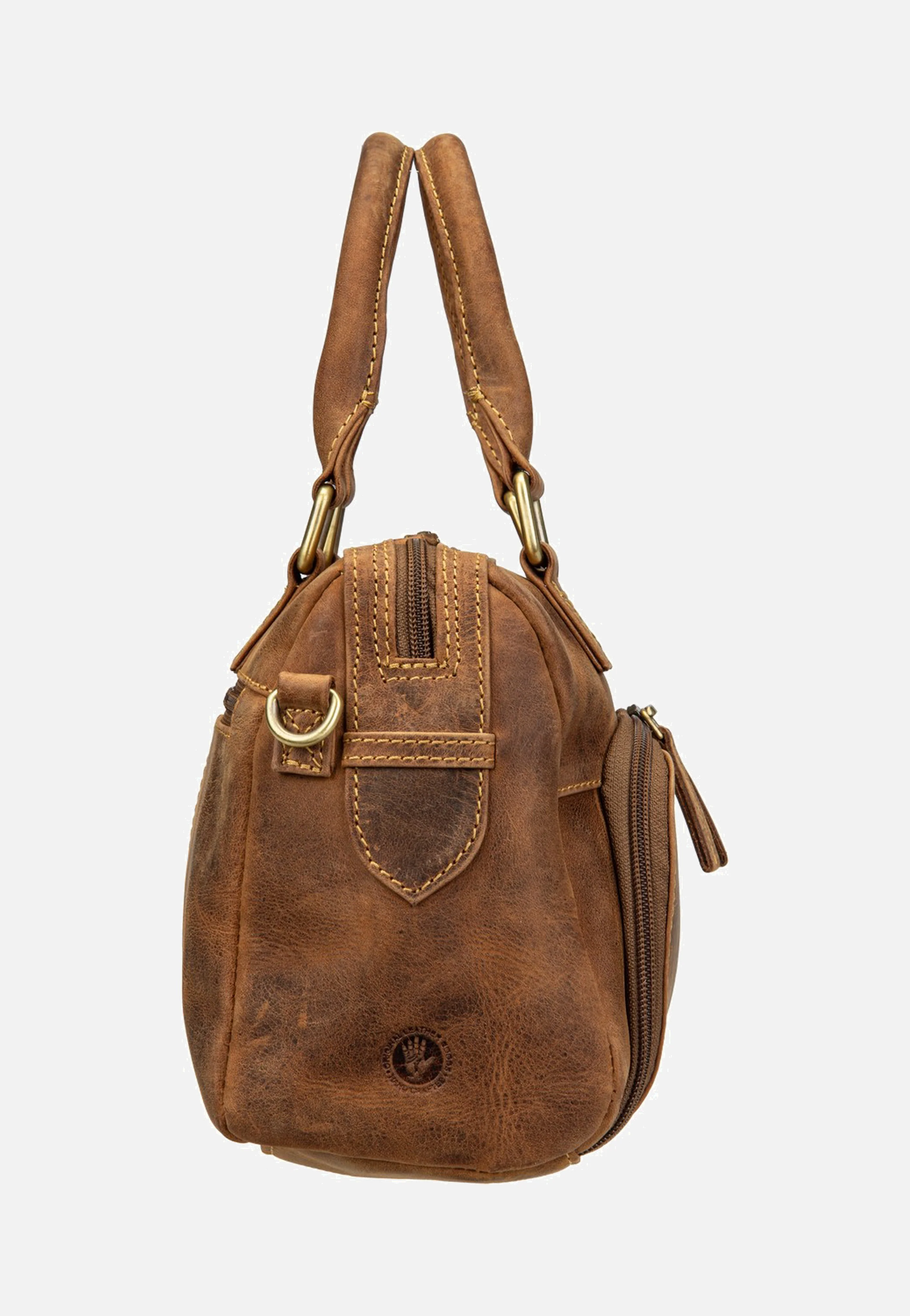 Vintage Umhängetasche 1445 Sattelbraun - Tote Bag - Image 4