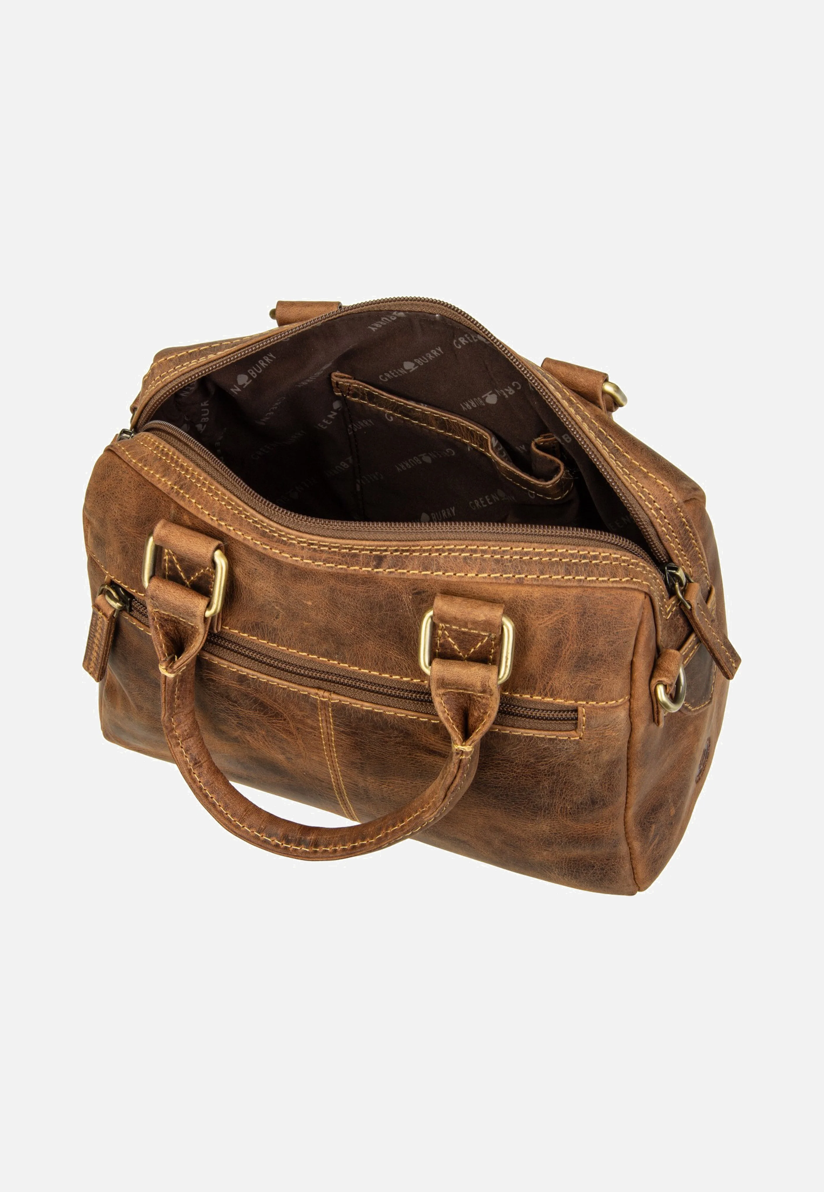 Vintage Umhängetasche 1445 Sattelbraun - Tote Bag - Image 6