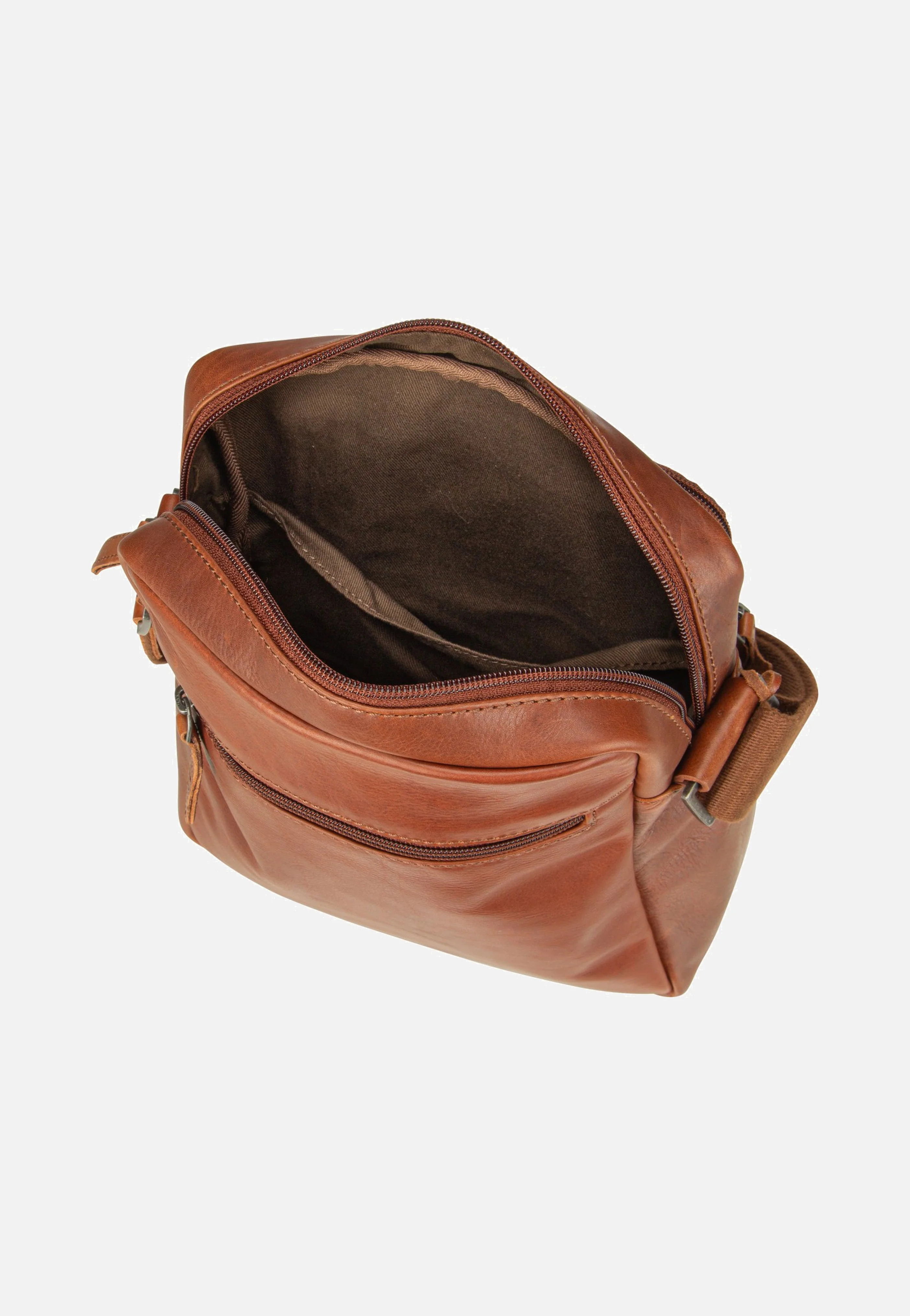 Waxy Vintage Shoulderbag Tobacco Nut - Crossbody Bag - Image 6