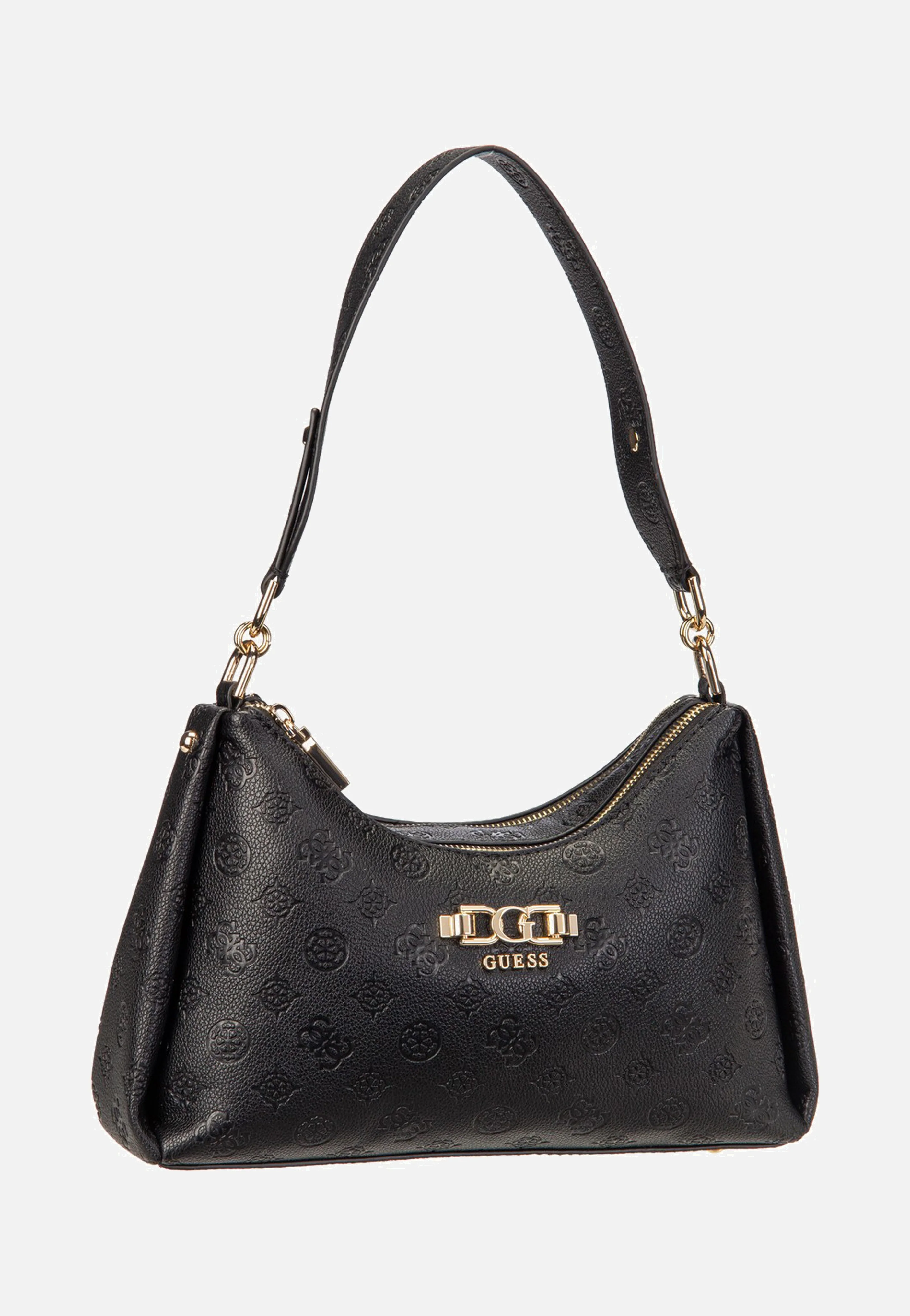 Anise Double Zip 16180 Black Logo - Umhängetasche