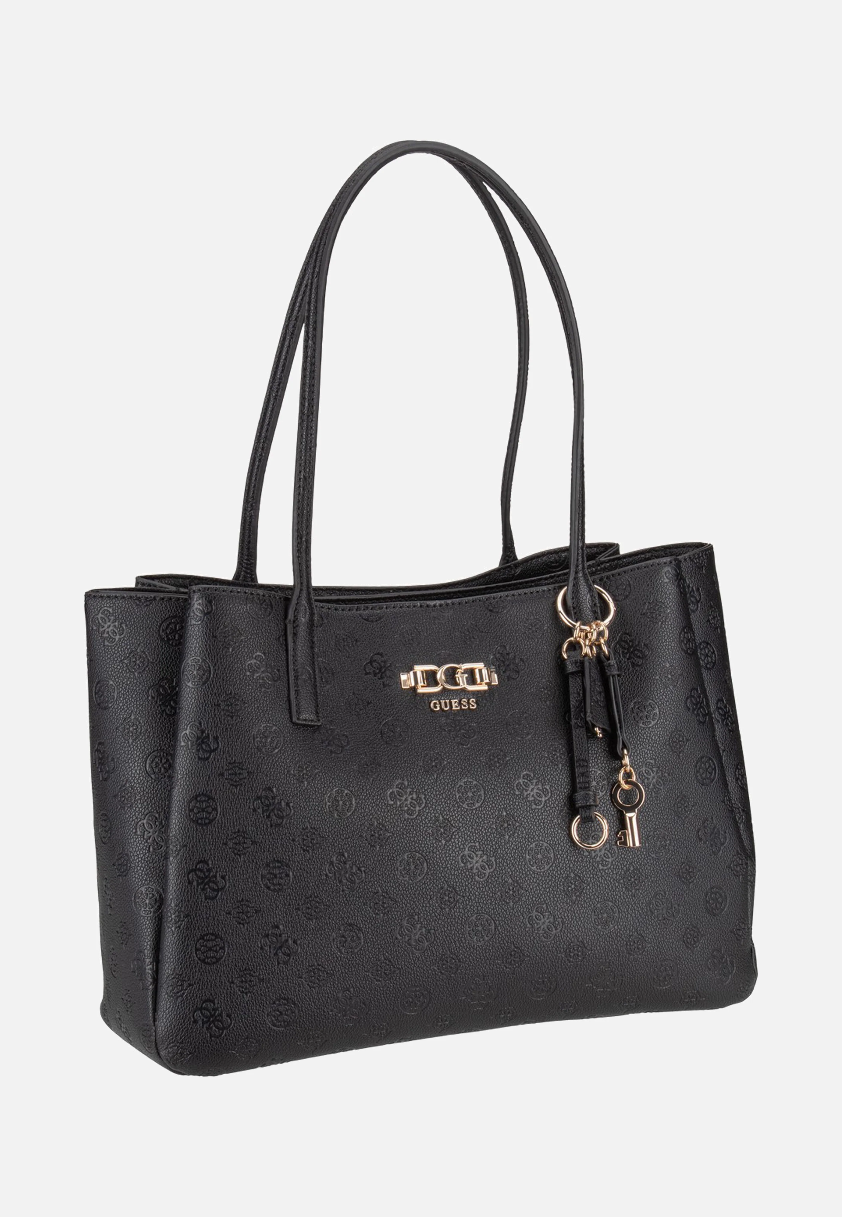 Anise Multi Comp Tote Black Logo - Shopper