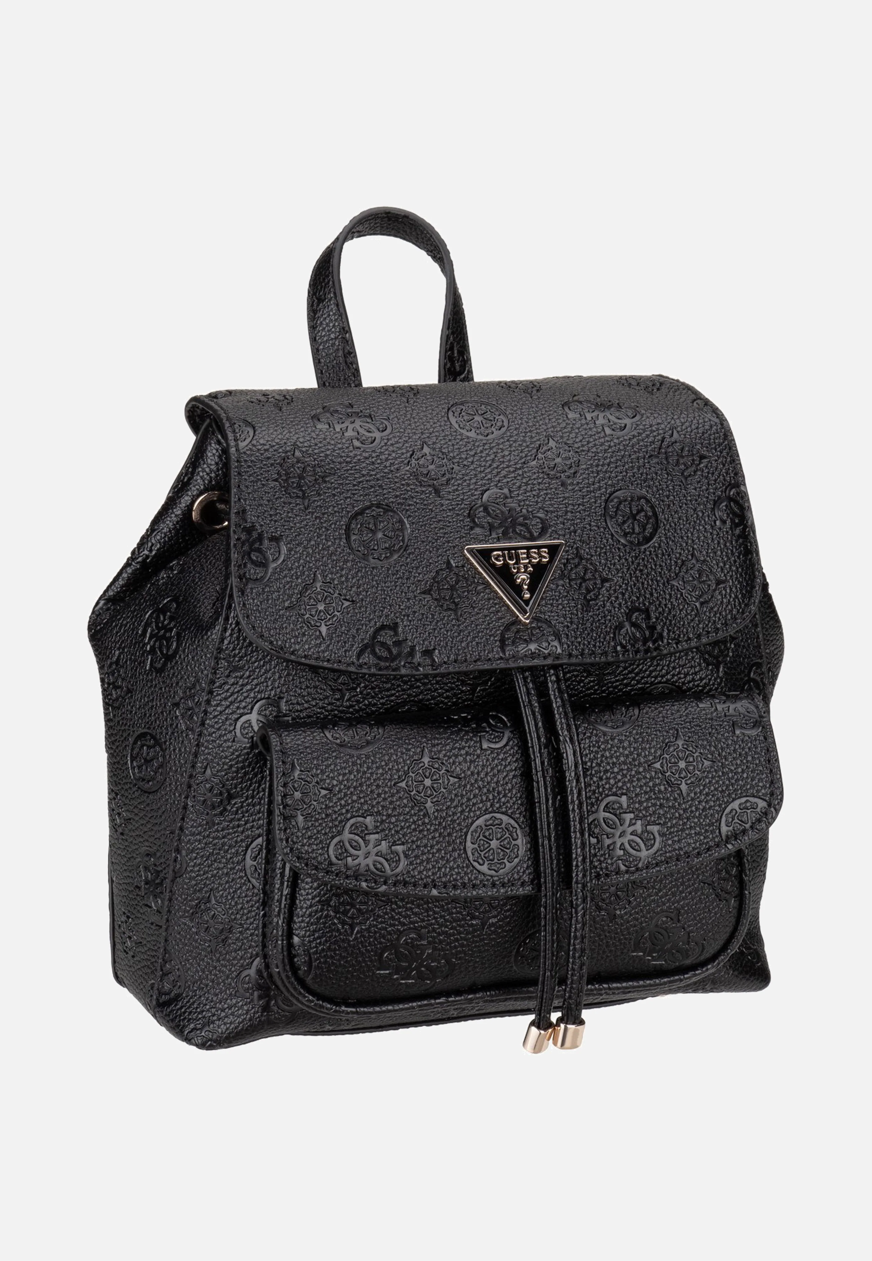 Cresidia II Sml Flap Black Logo - Rucksack