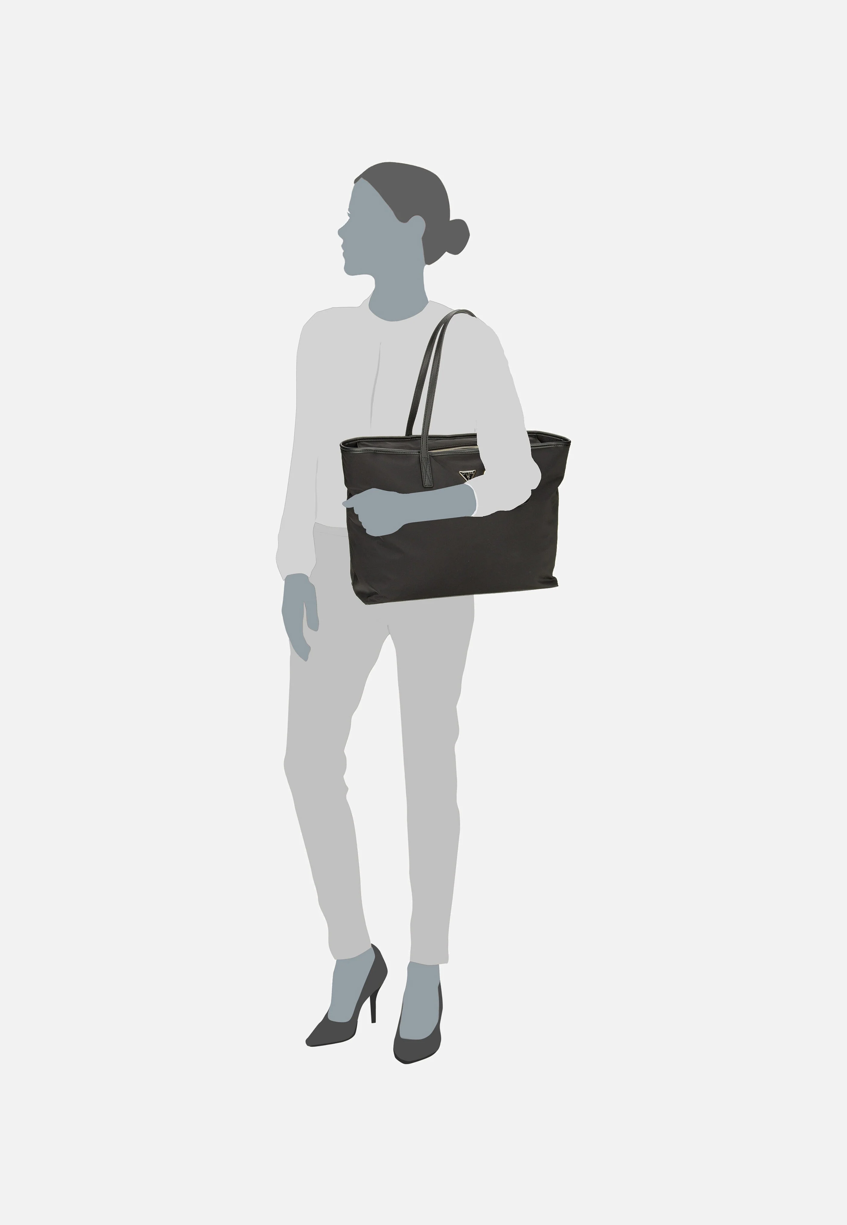Eco Gemma Large Tech 39525 Black - Shopper - Image 10