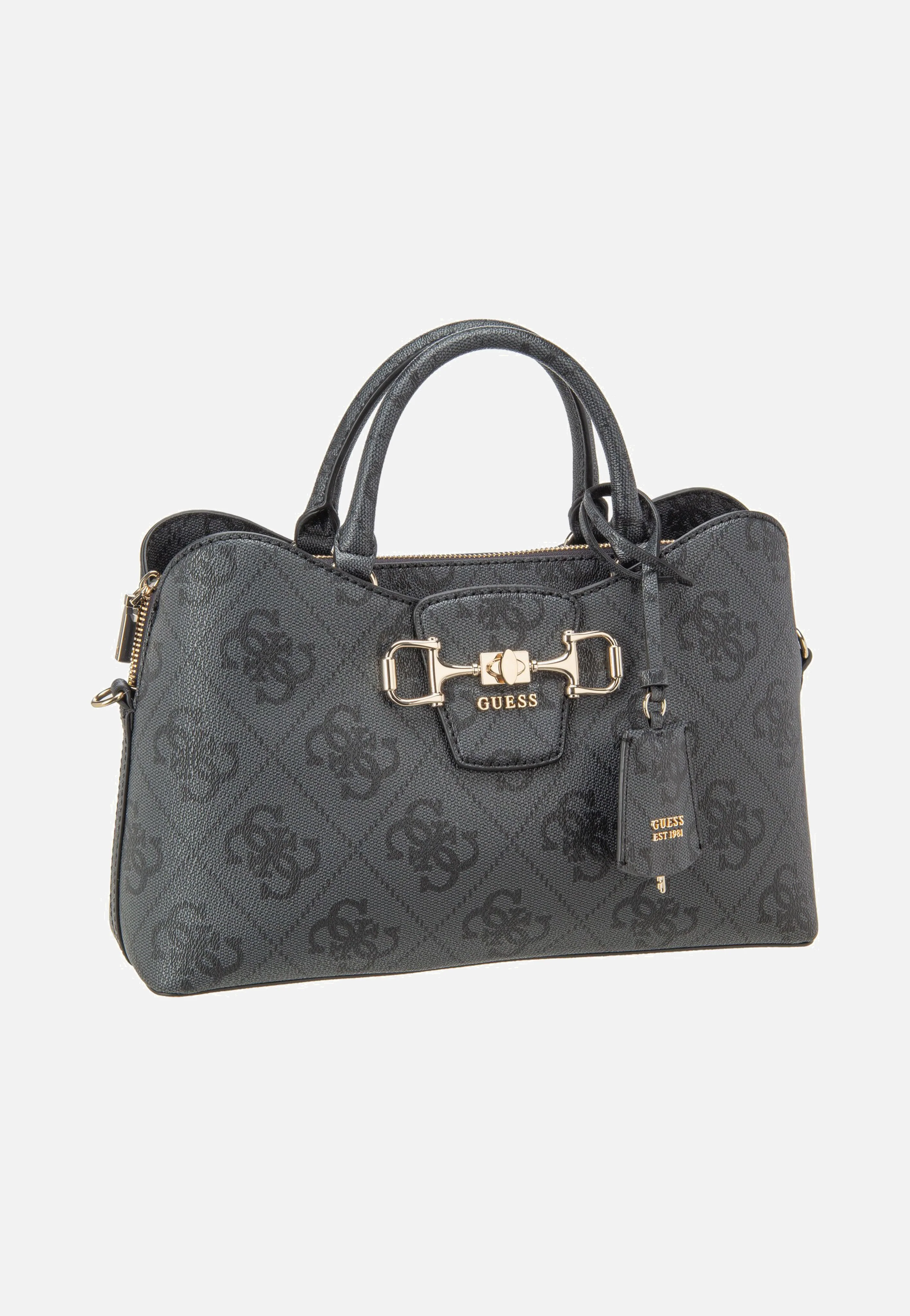 Janie Logo Girlfriend Satchel Coal Logo - Satchel