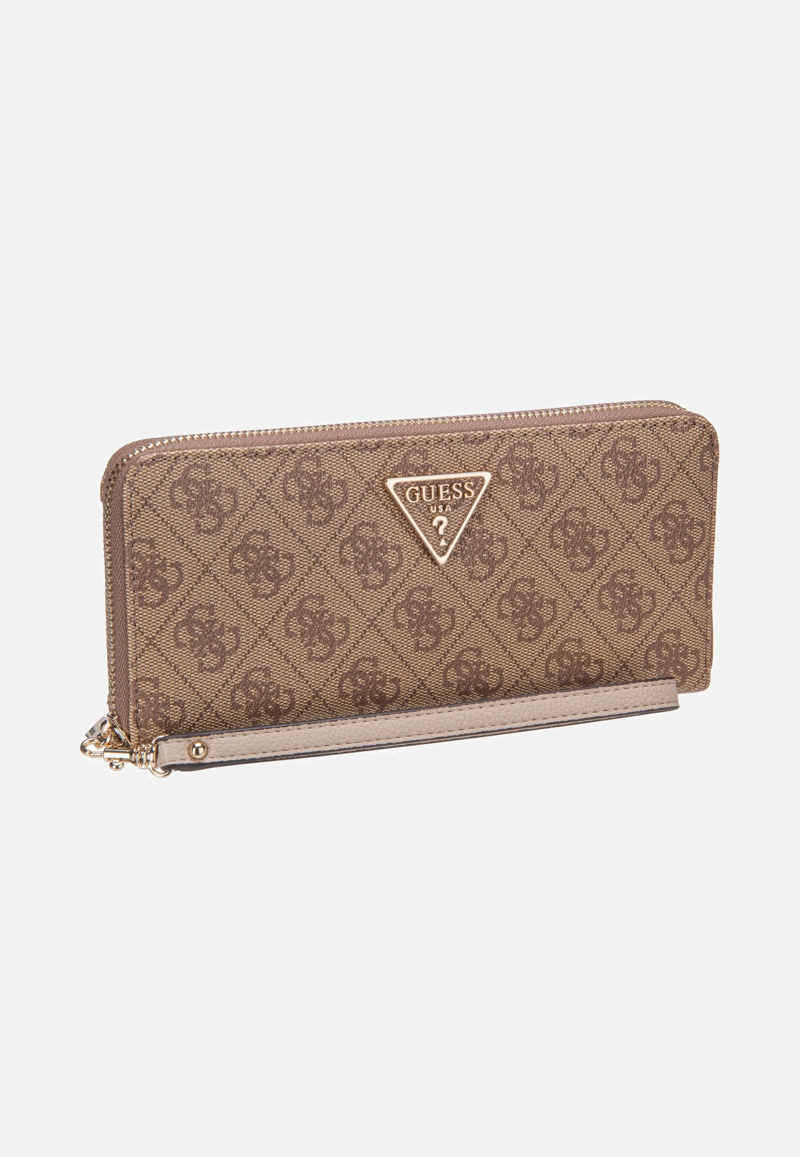 Laurel II Slg Large Zip Around Latte Logo - Portemonnaie