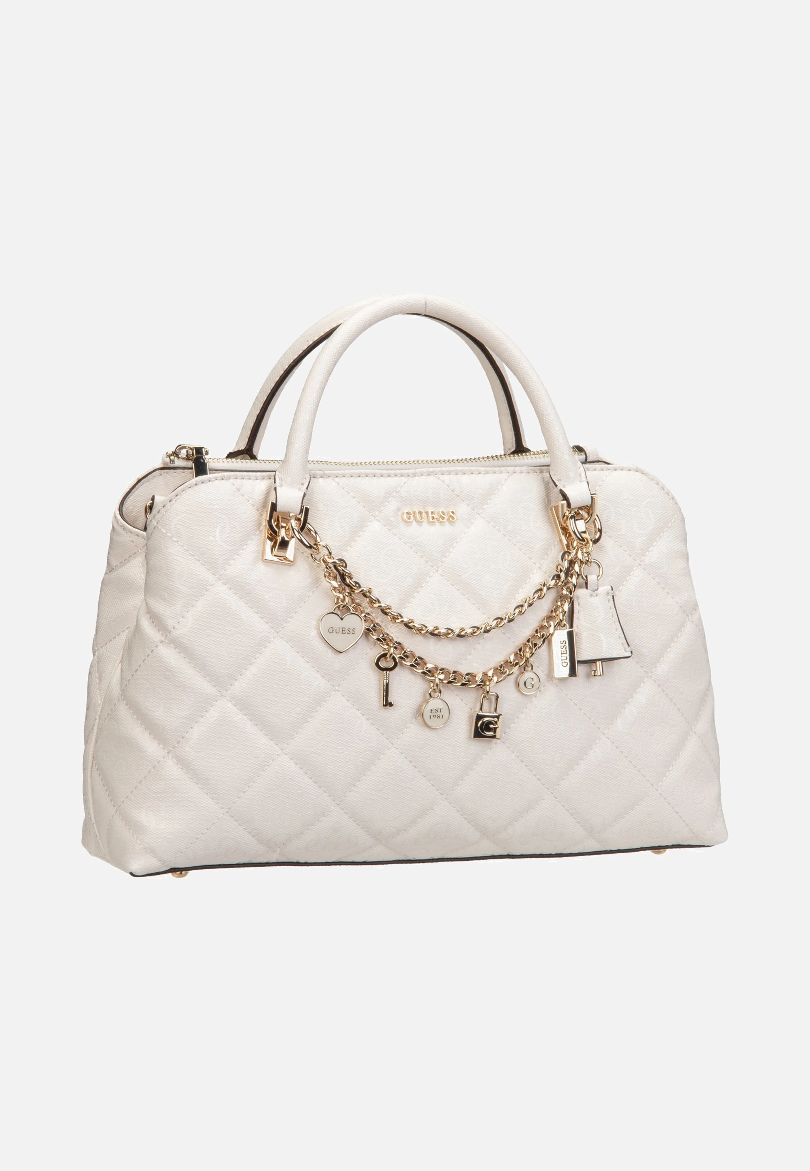 Libby 2 Comp Satchel Off White - Satchel