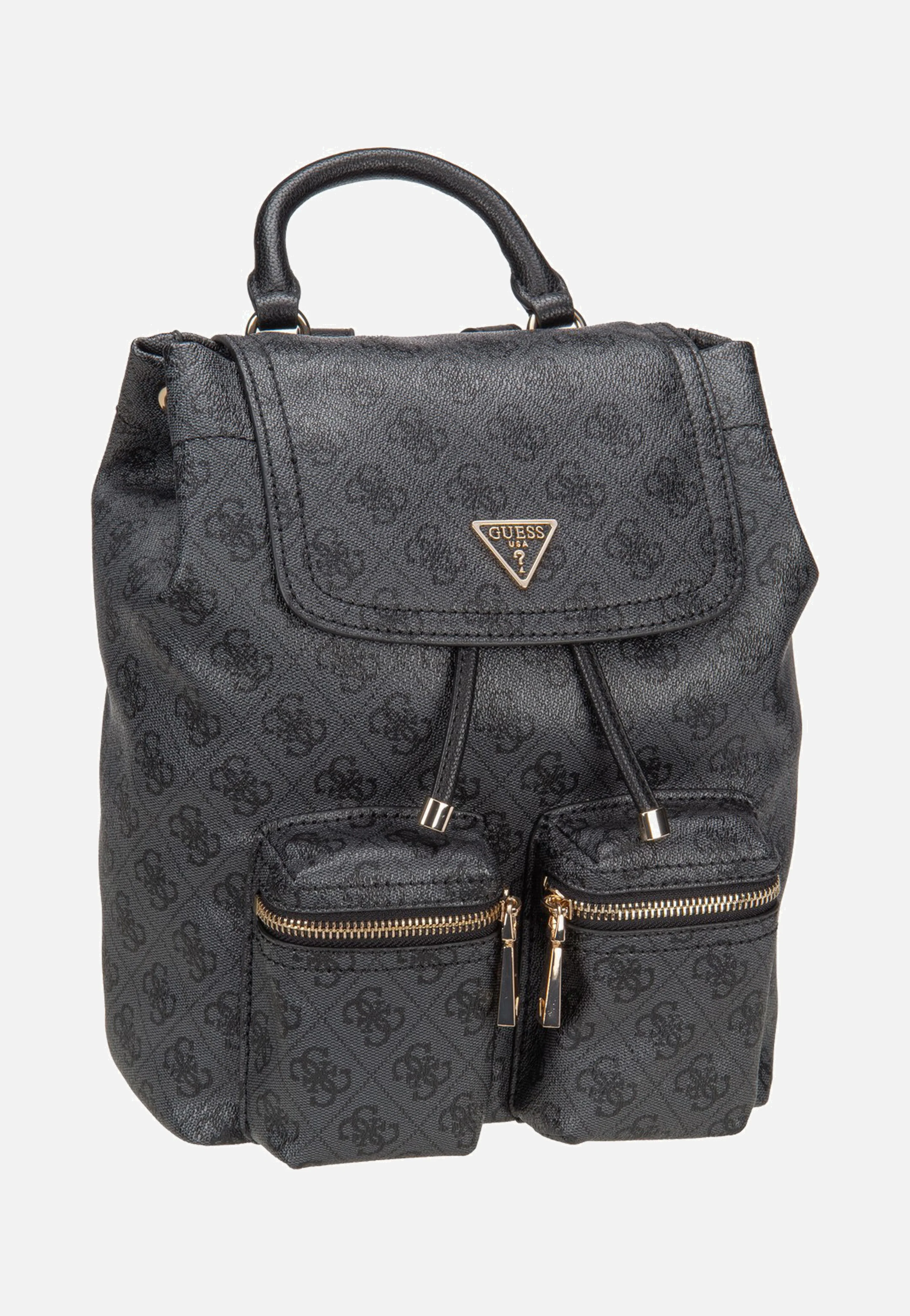 Manhattan II Flap Coal Logo - Rucksack