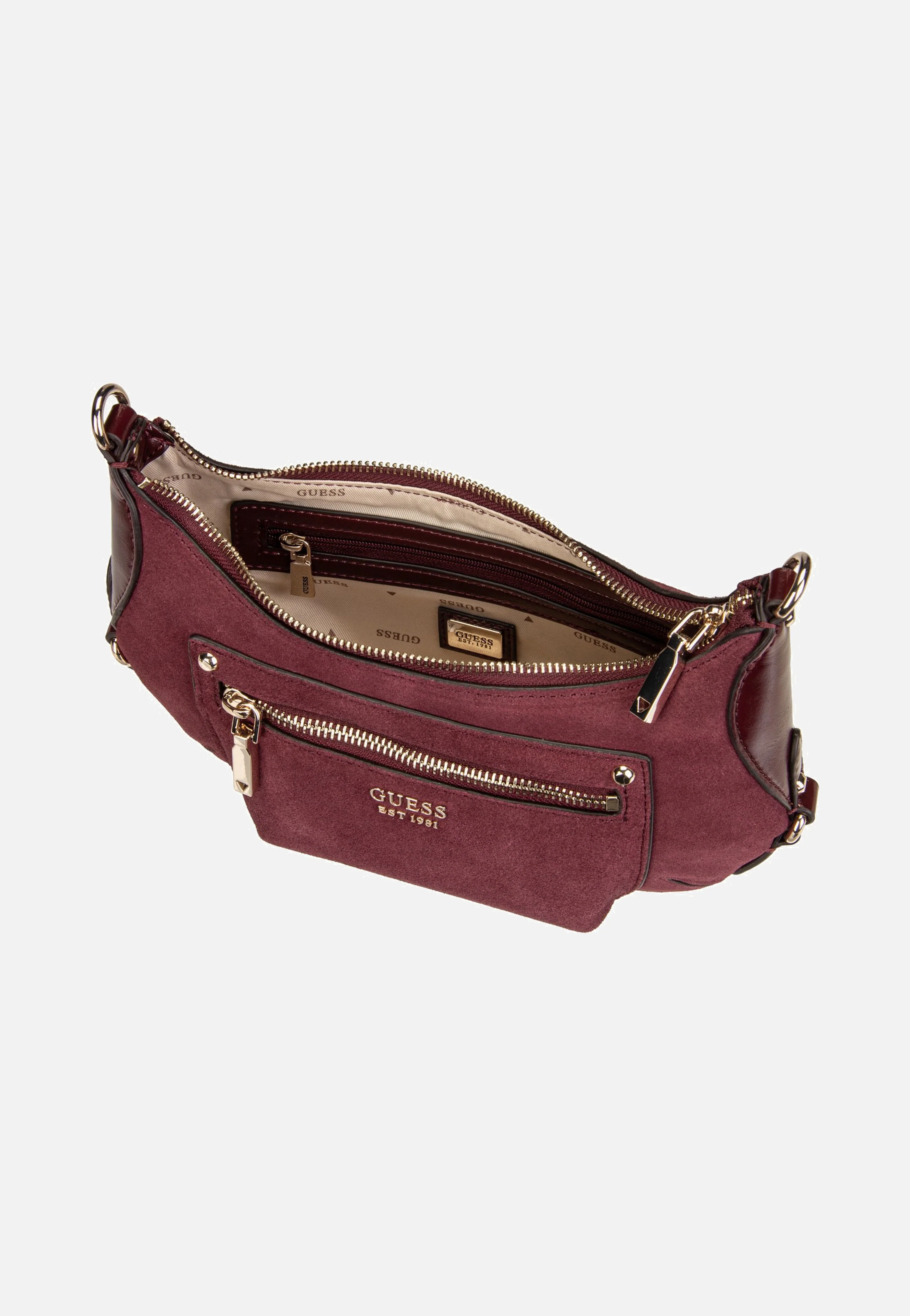 Marsha Mini Crossbody Burgundy - Crossbody Bag - Image 5