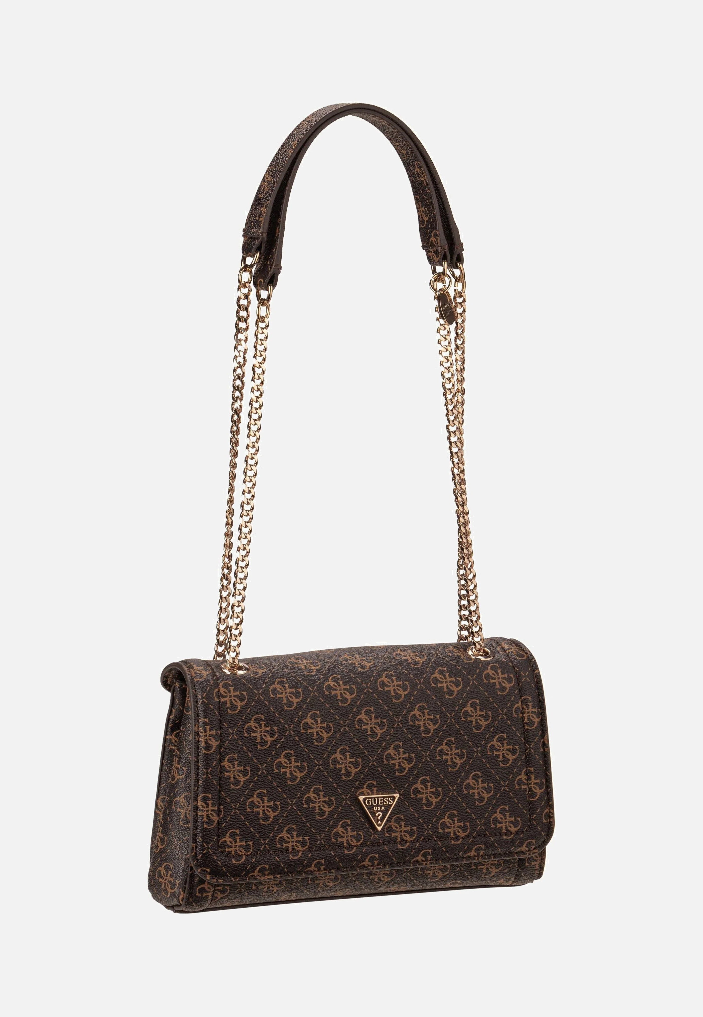 Noelle II Conv XBody Flap 72210 Logo Brown - Umhängetasche
