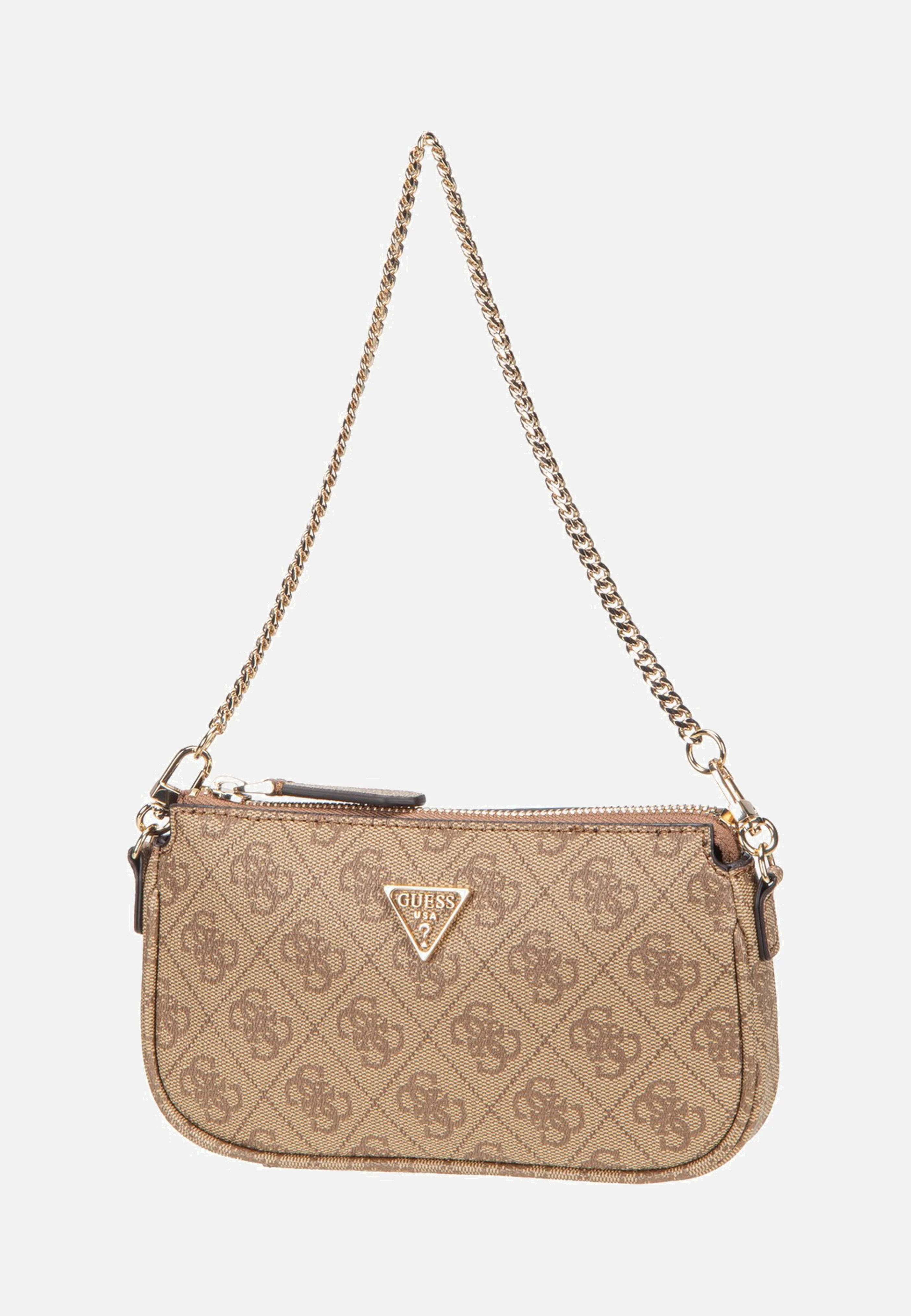 Noelle II Double Pouch CB 72710 Logo Latte/Brown - Crossbody Bag - Image 5