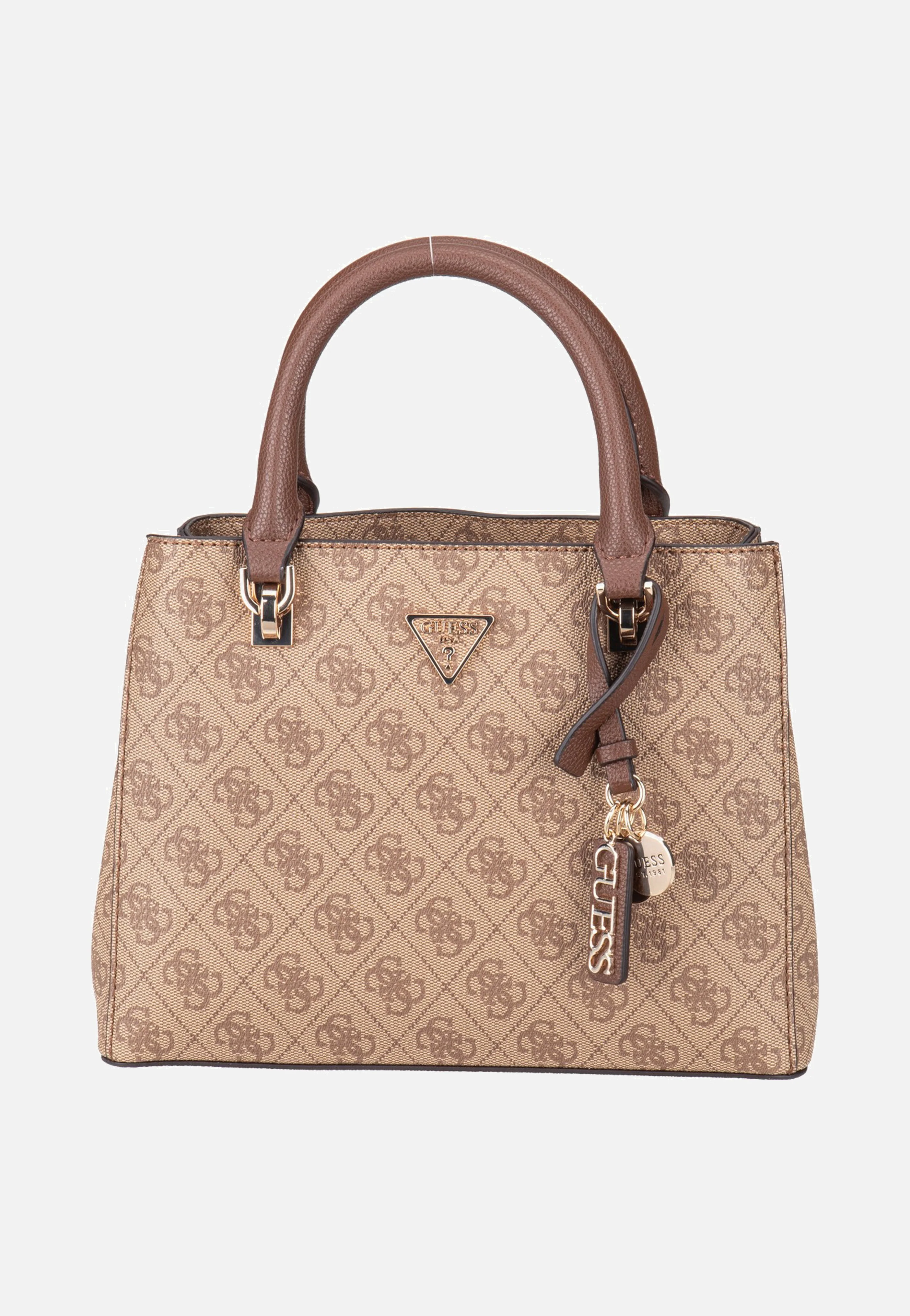 Noelle II Sml Multi Comp Latte Logo/Brown - Satchel - Image 2