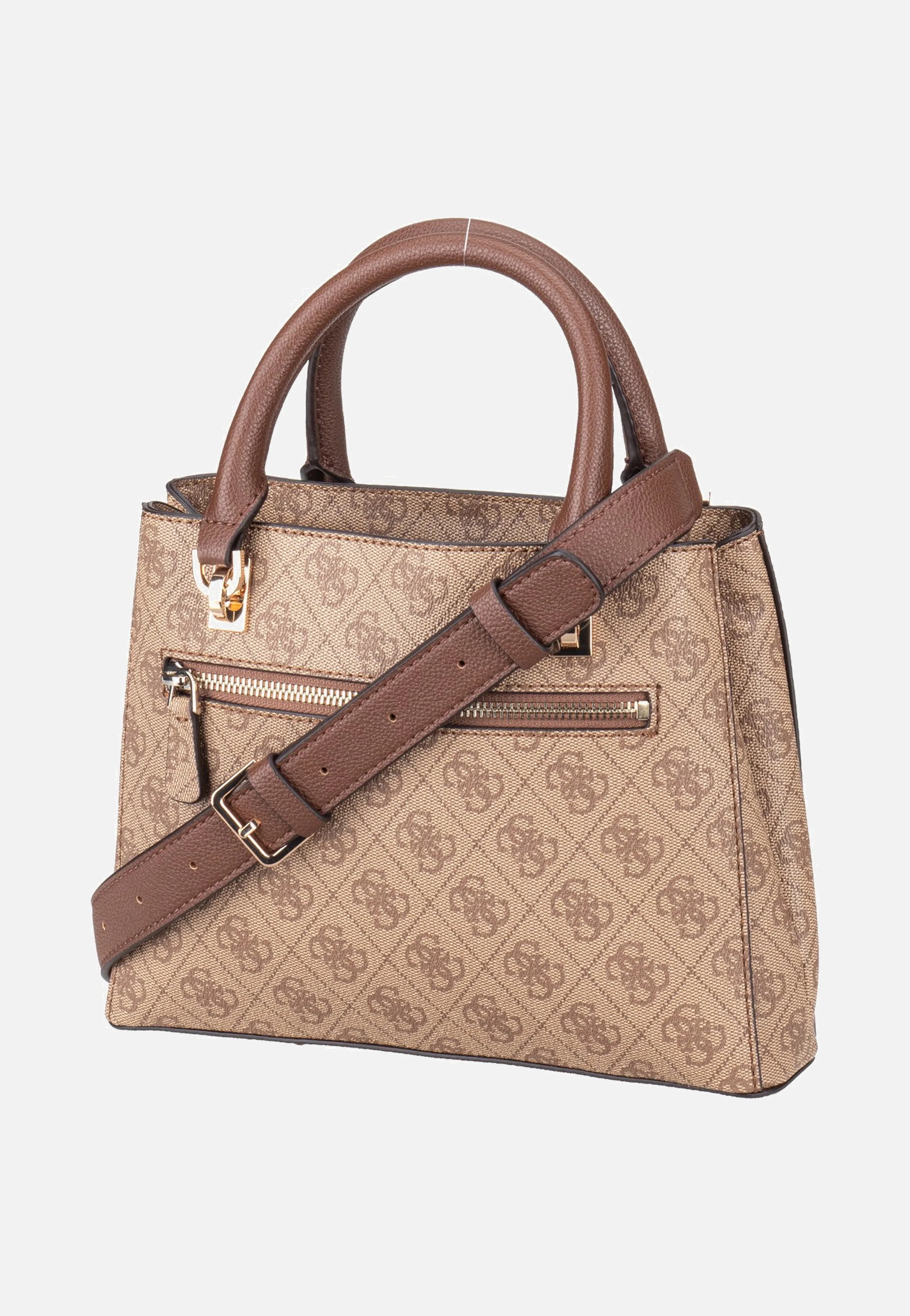Noelle II Sml Multi Comp Latte Logo/Brown - Satchel - Image 3