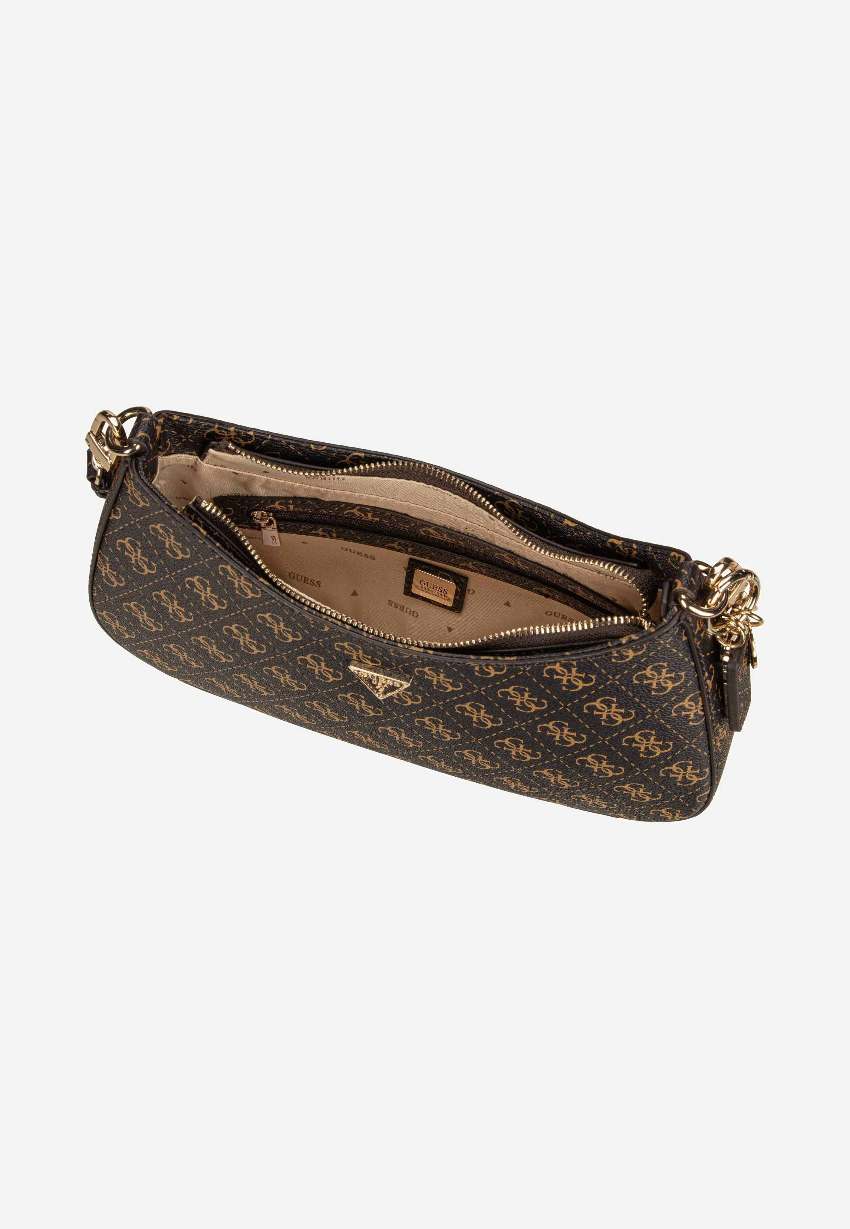 Noelle II Top Zip SHB 72180 Logo Brown - Abendtasche - Image 4
