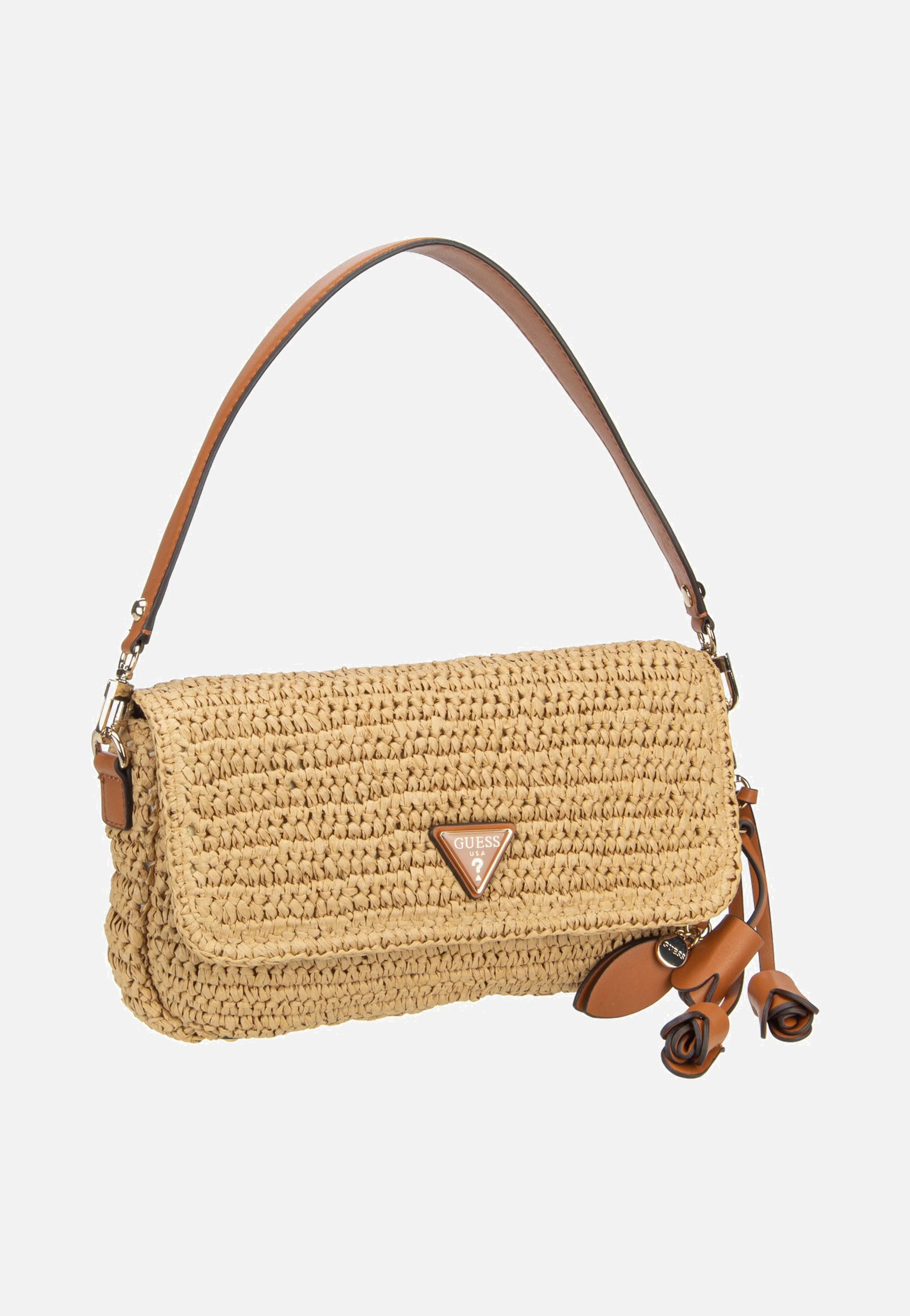 Ofelia Flap Shoulder 23190 Natural/Cognac - Umhängetasche