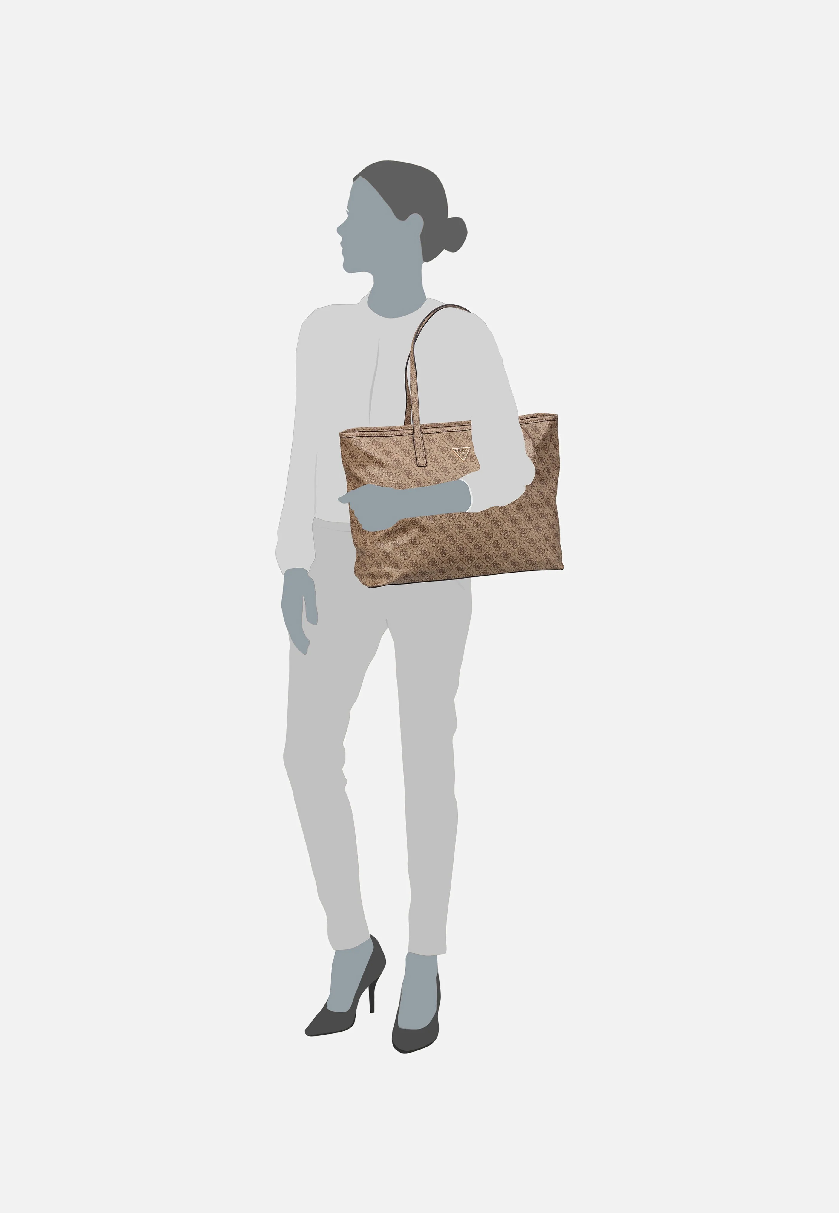Power Play II Large Tech TO 24240 Logo Latte - Shopper - Image 9