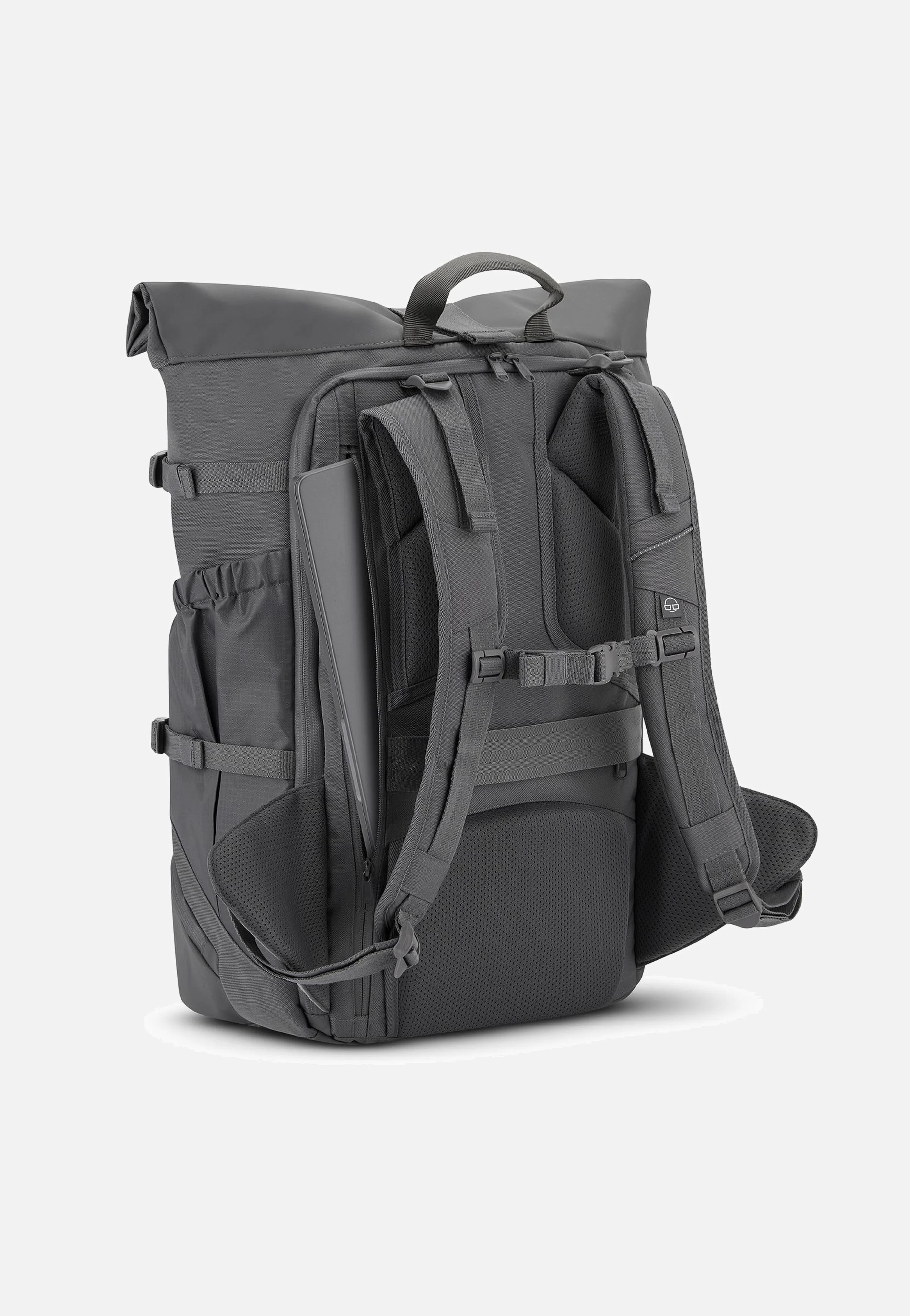 Allen Large Travel Dunkelgrau - Rolltop Rucksack - Image 4