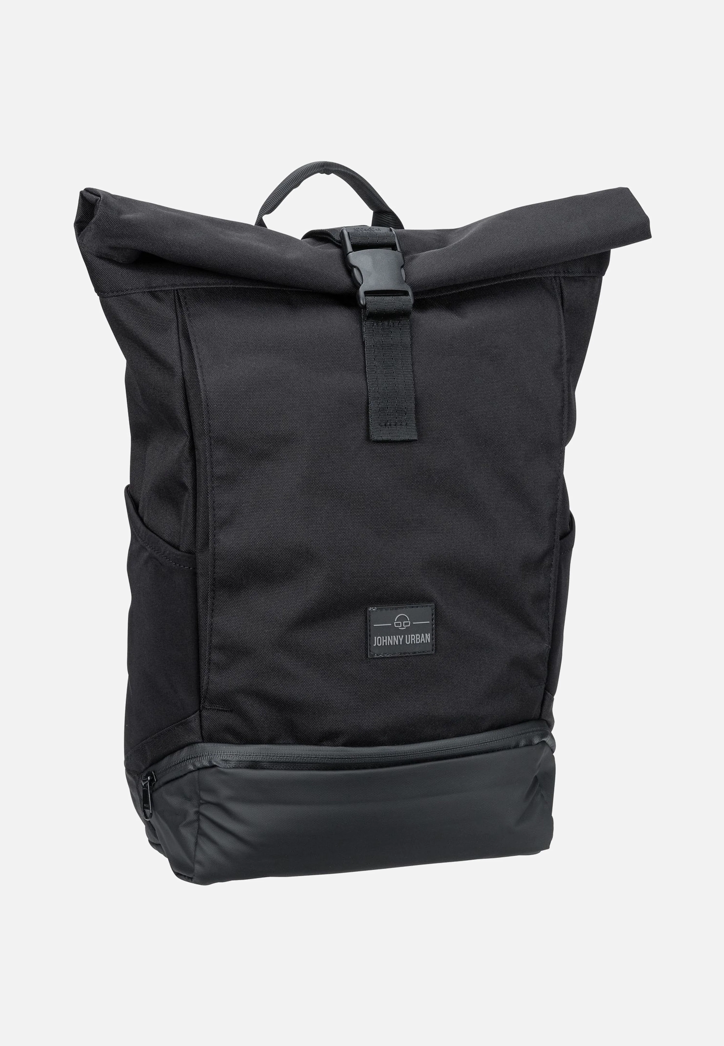 Allen Medium Schwarz - Rolltop Rucksack
