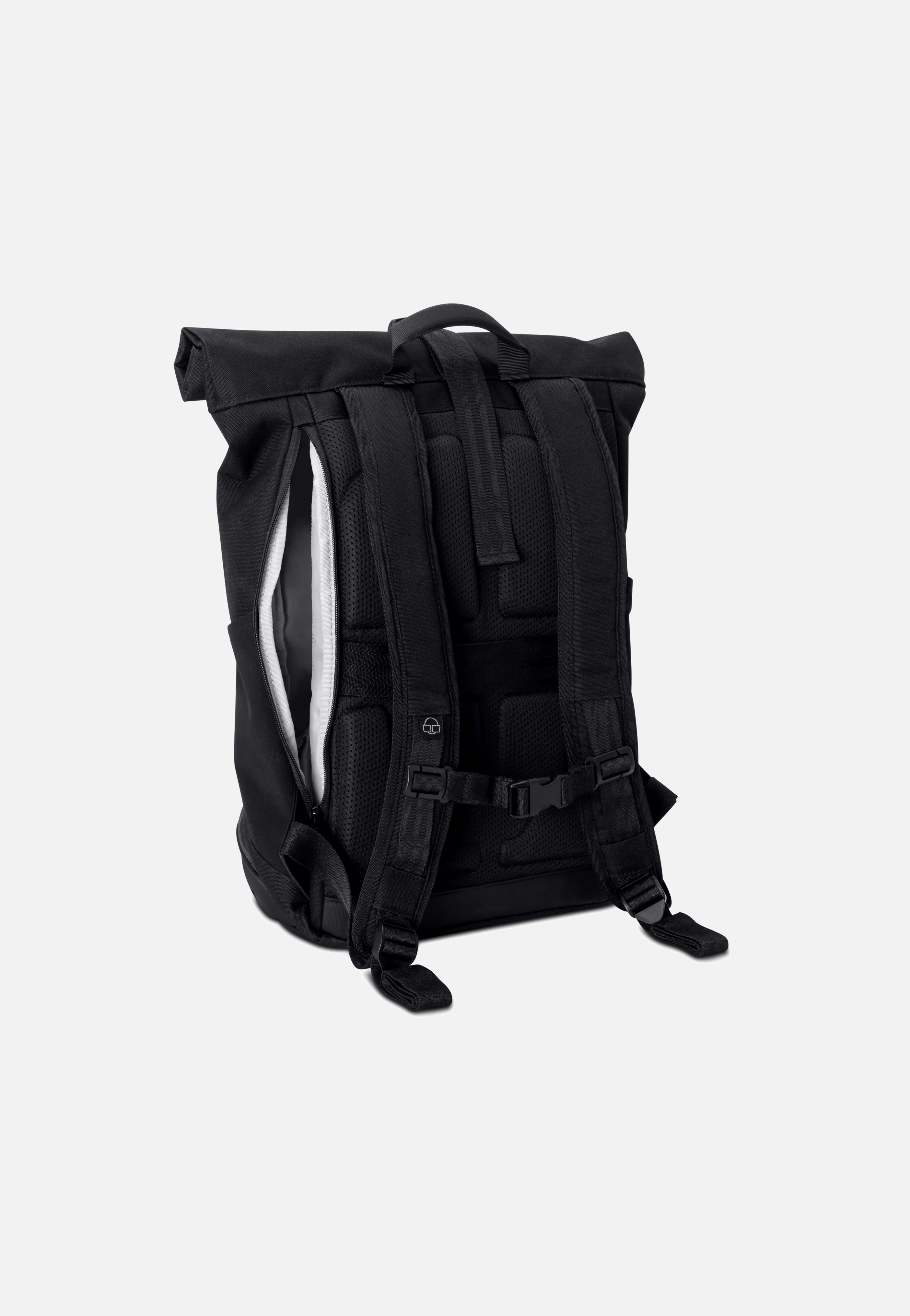 Allen Medium Schwarz - Rolltop Rucksack - Image 6