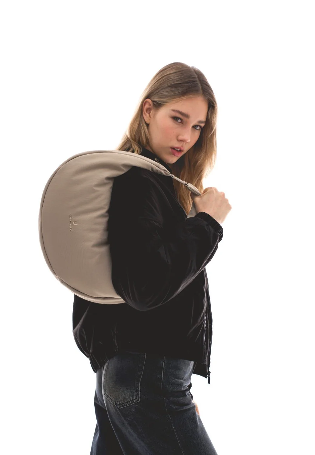 Lou Large Beige - Crossbody Bag - Image 9