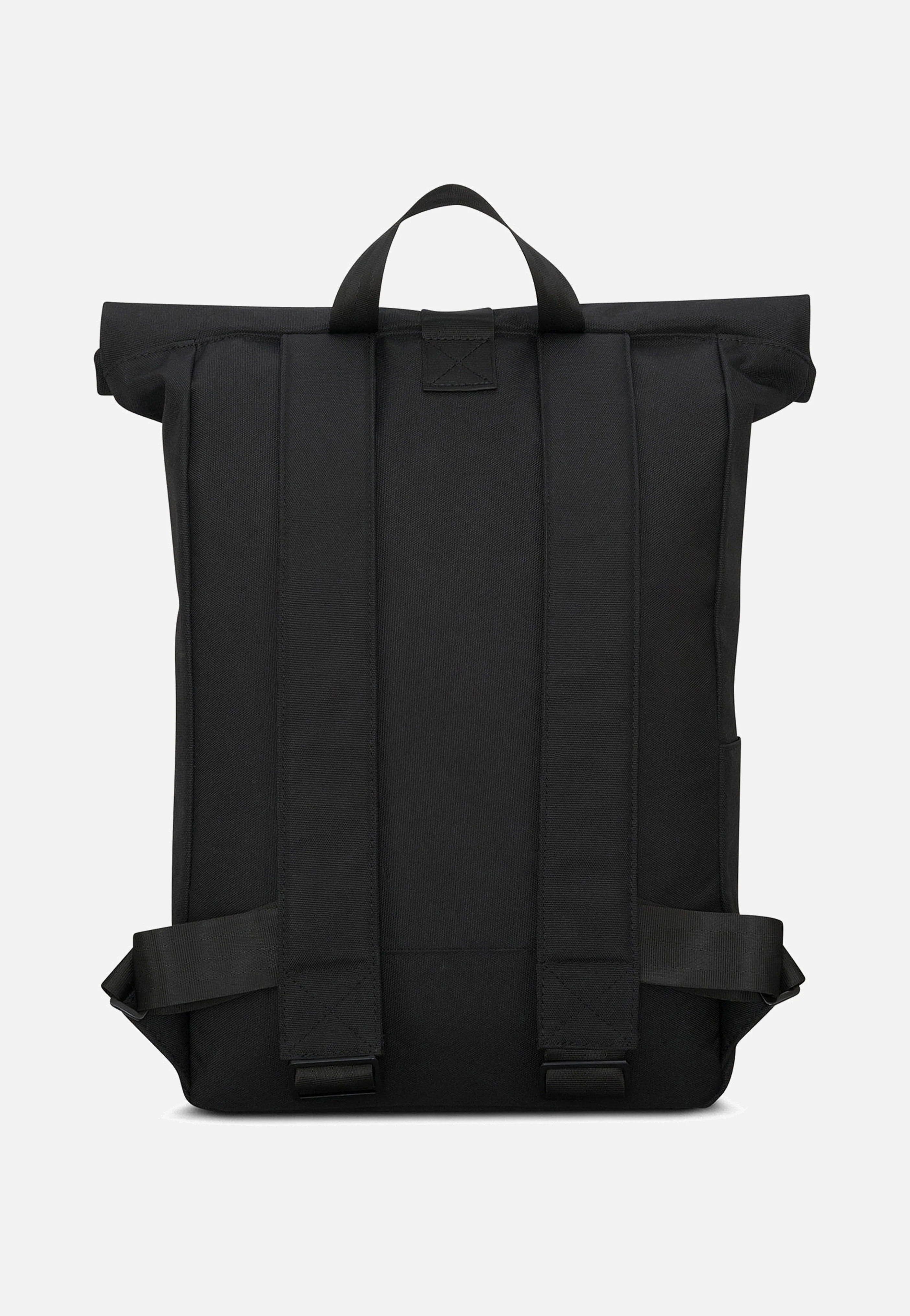 Robin Medium Schwarz - Rolltop Rucksack - Image 2