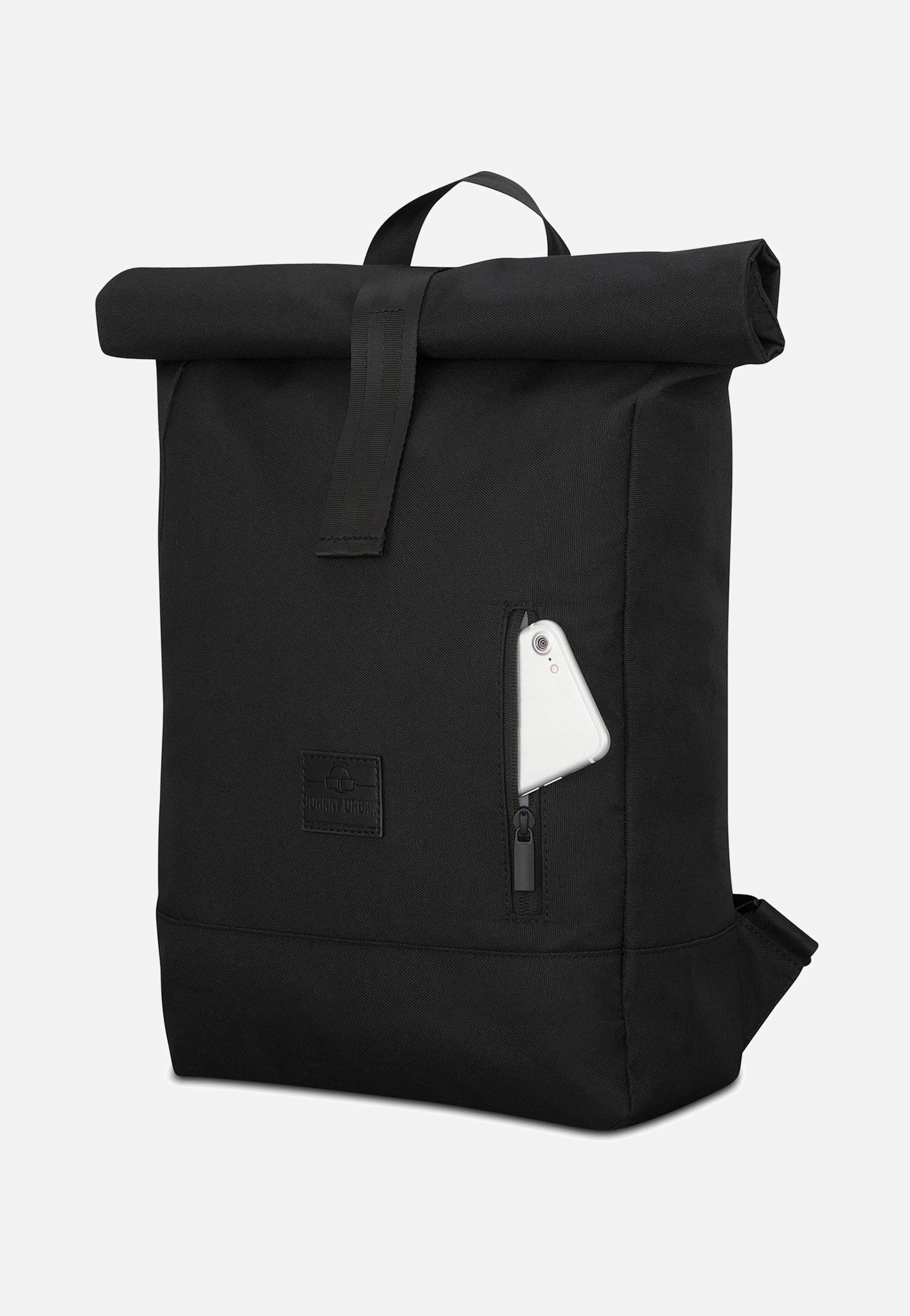 Robin Medium Schwarz - Rolltop Rucksack - Image 4