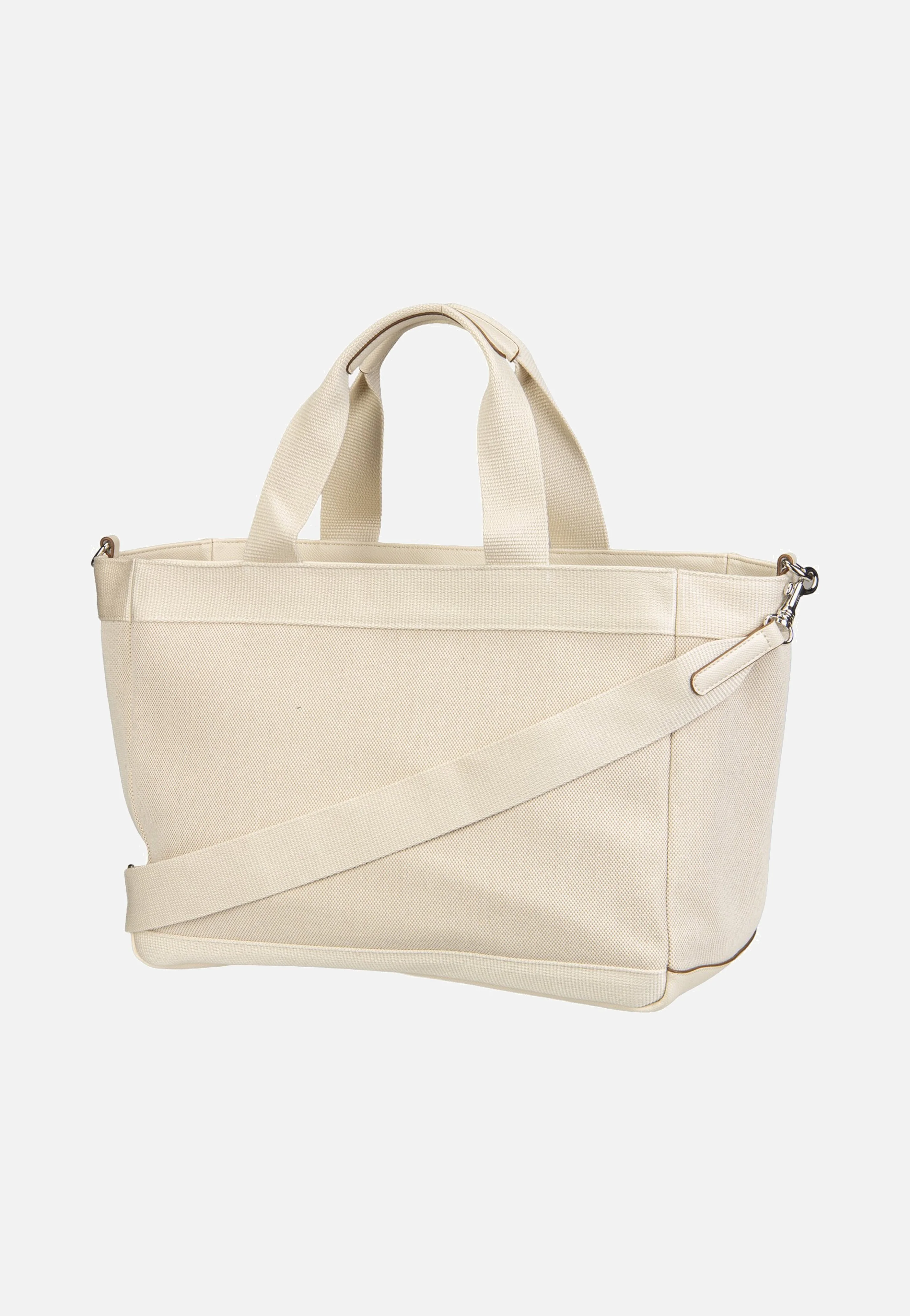Calduccio Tela Yvette Handbag White - Henkeltasche - Image 3