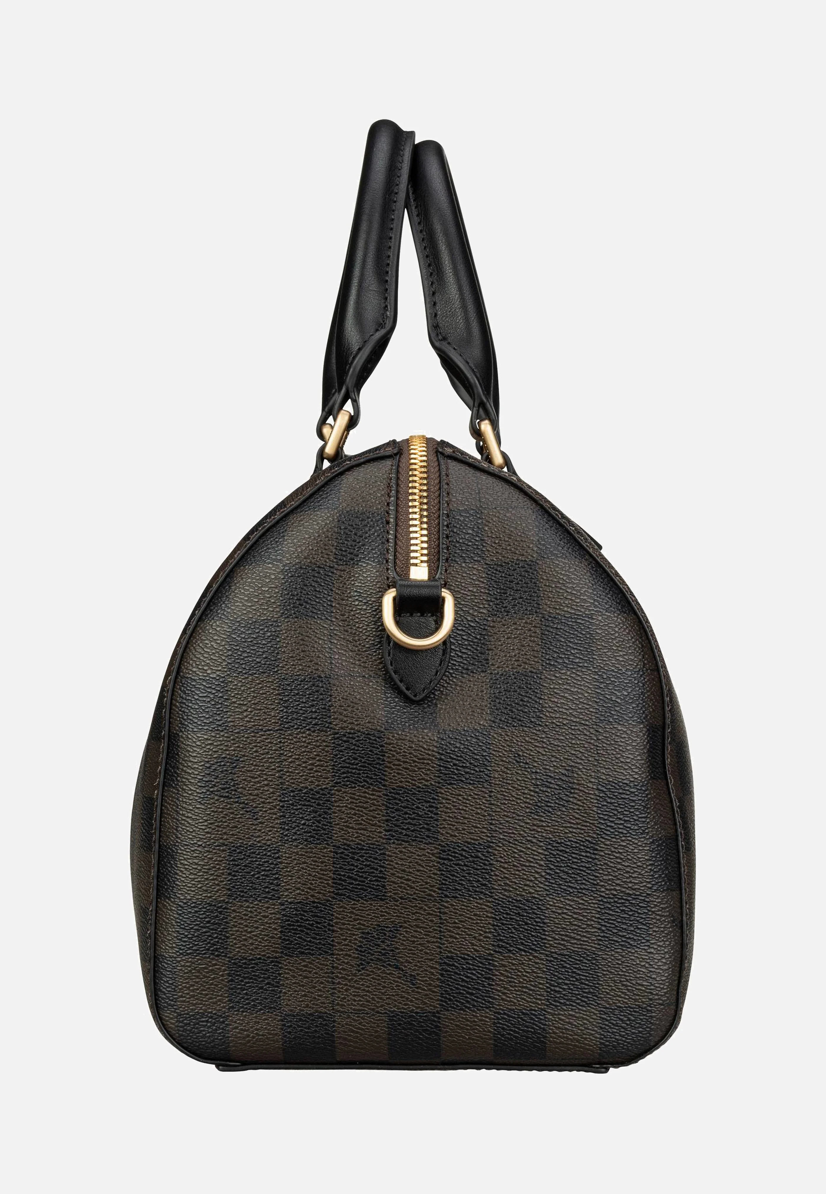 Cortina Piazza Aurora HandBag SHZ Seal Brown - Bowling Bag - Image 5