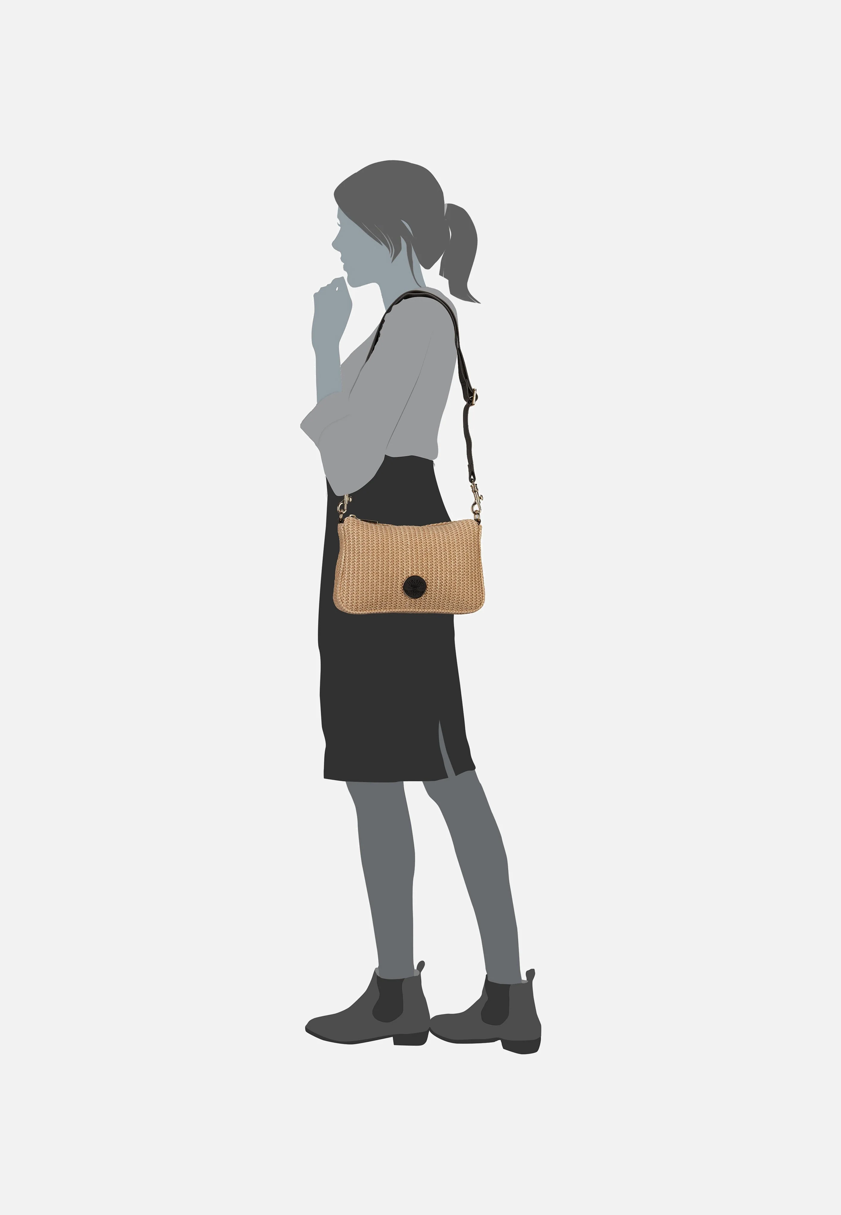 Insulare Jasmina SHZ Nature - Crossbody Bag - Image 6