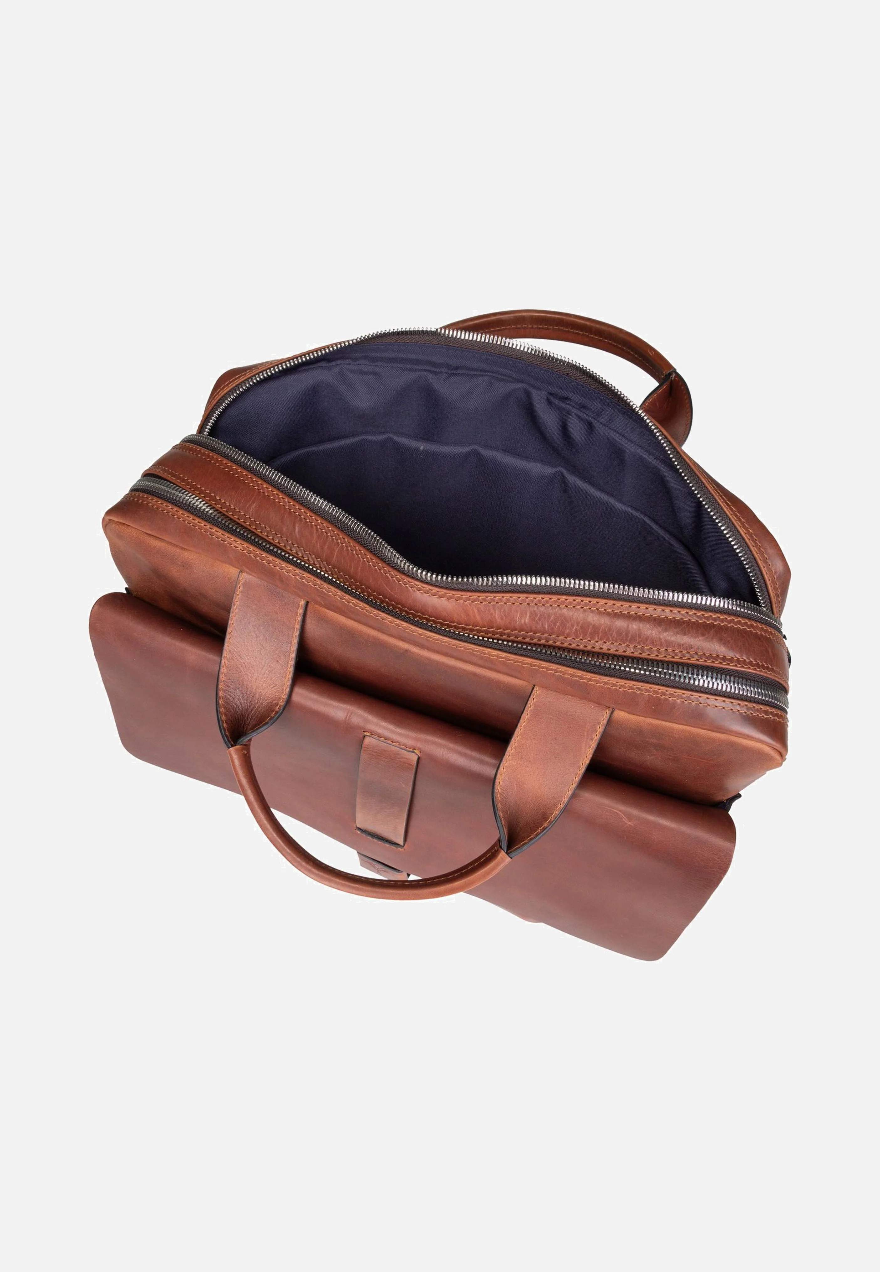 Loreto Pandion BriefBag MHZ Dark Brown - Aktentasche - Image 3